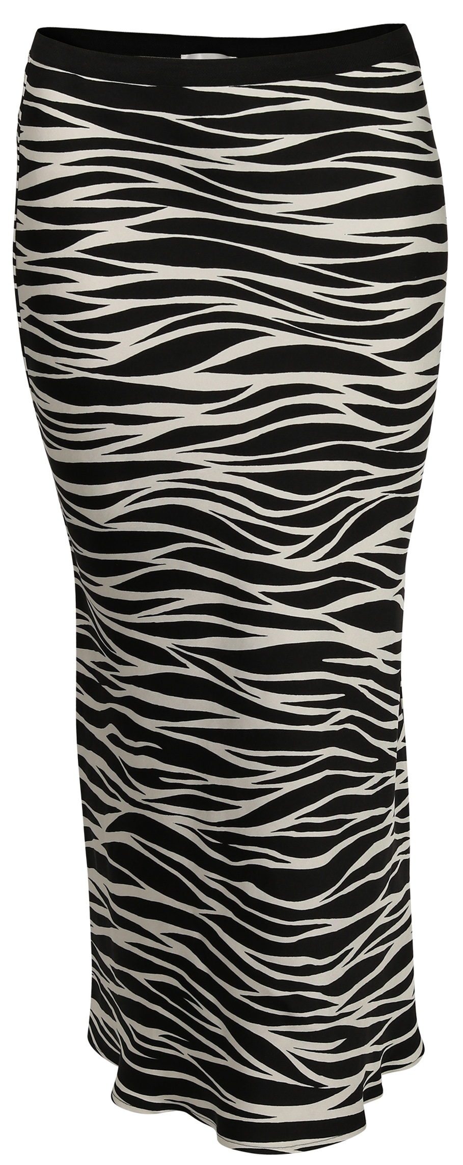 Anine Bing Silk Skirt Cream Zebra