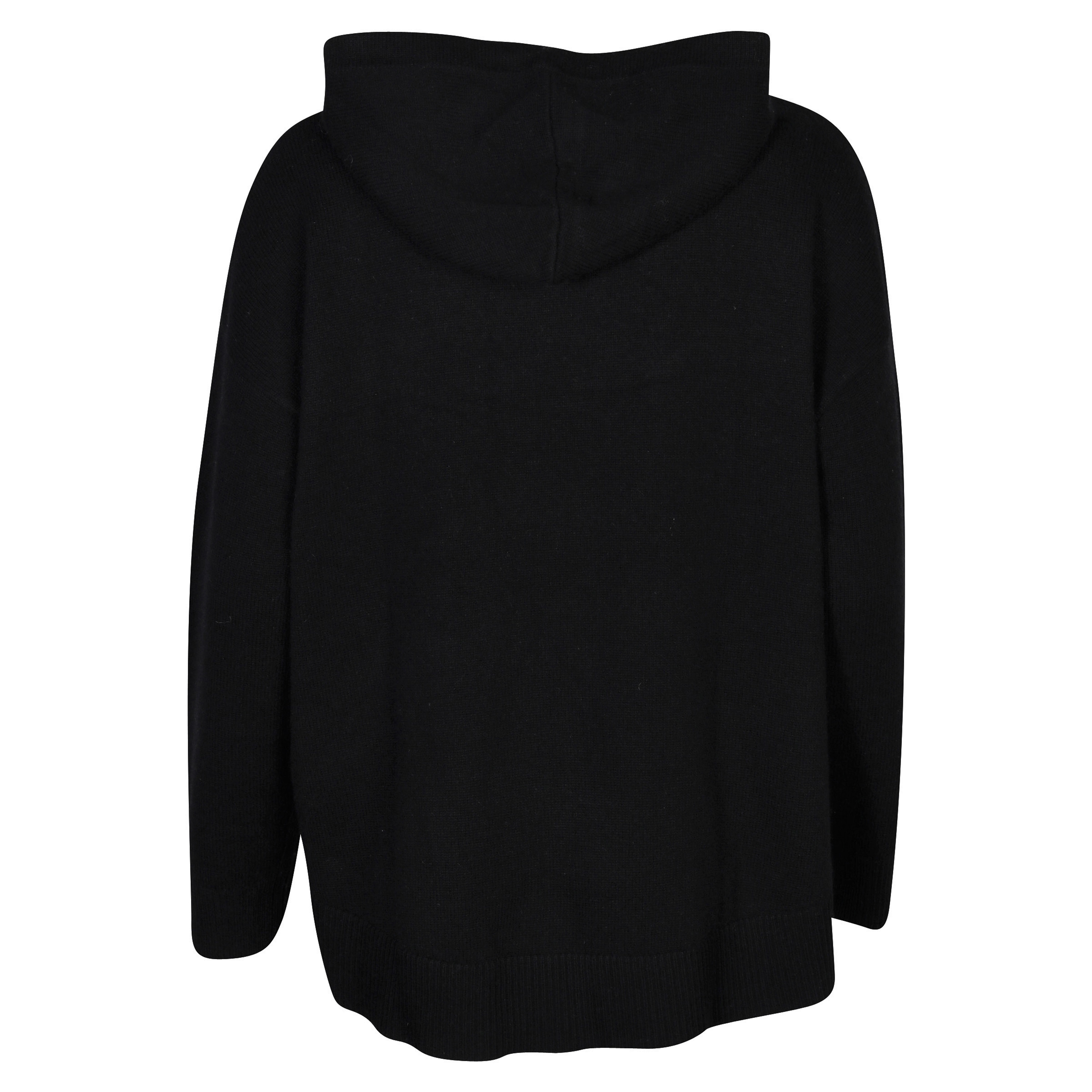 Flona Cashmere Hoodie in Black S
