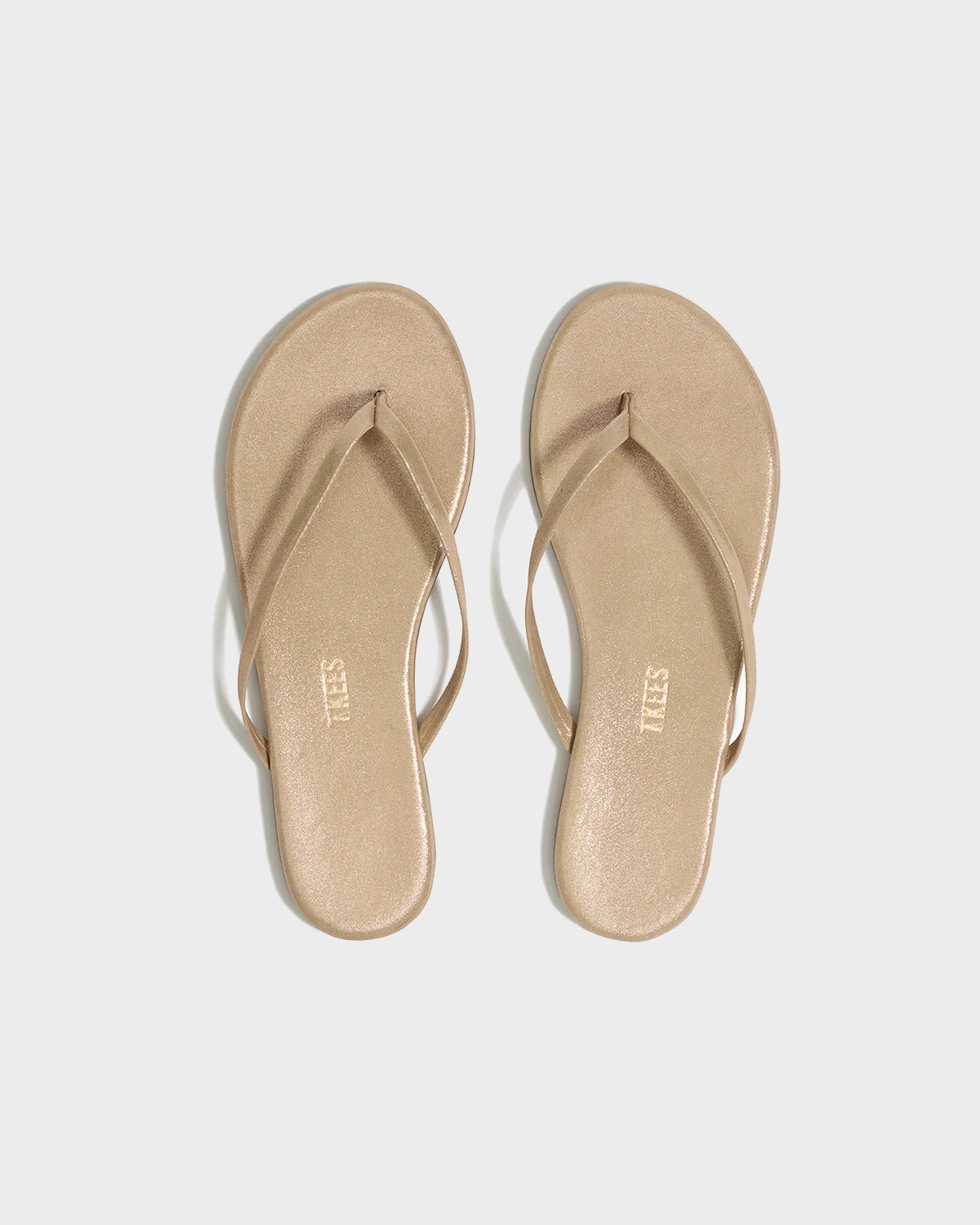 TKEES Lily Glitter Flip Flop in Pink Pearl
