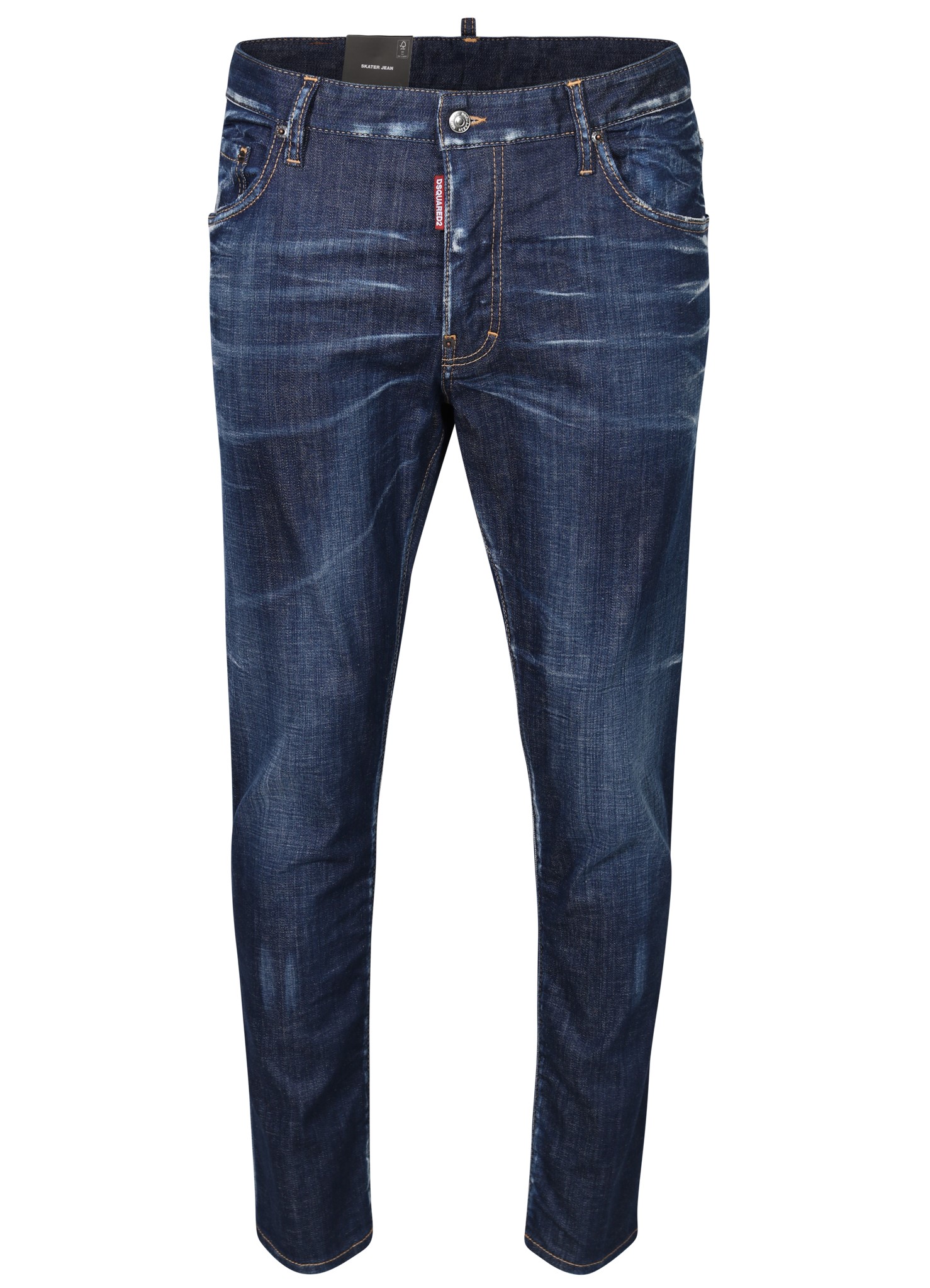 DSQUARED2 Skater Jeans in Washed Dark Blue DSQUARED2 Skater Jeans in Washed Dark Blue