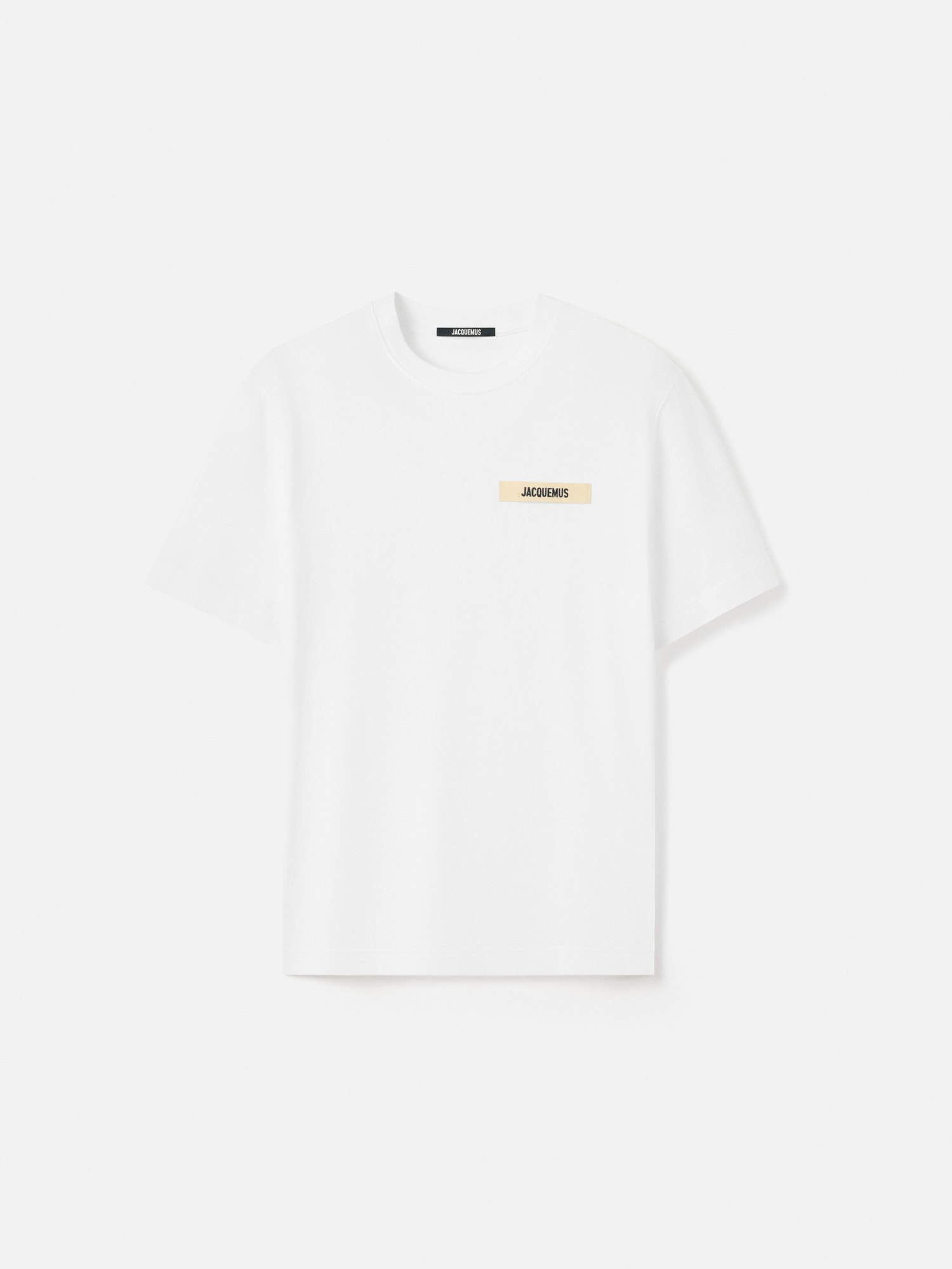 JACQUEMUS Grosgrain T-Shirt in White