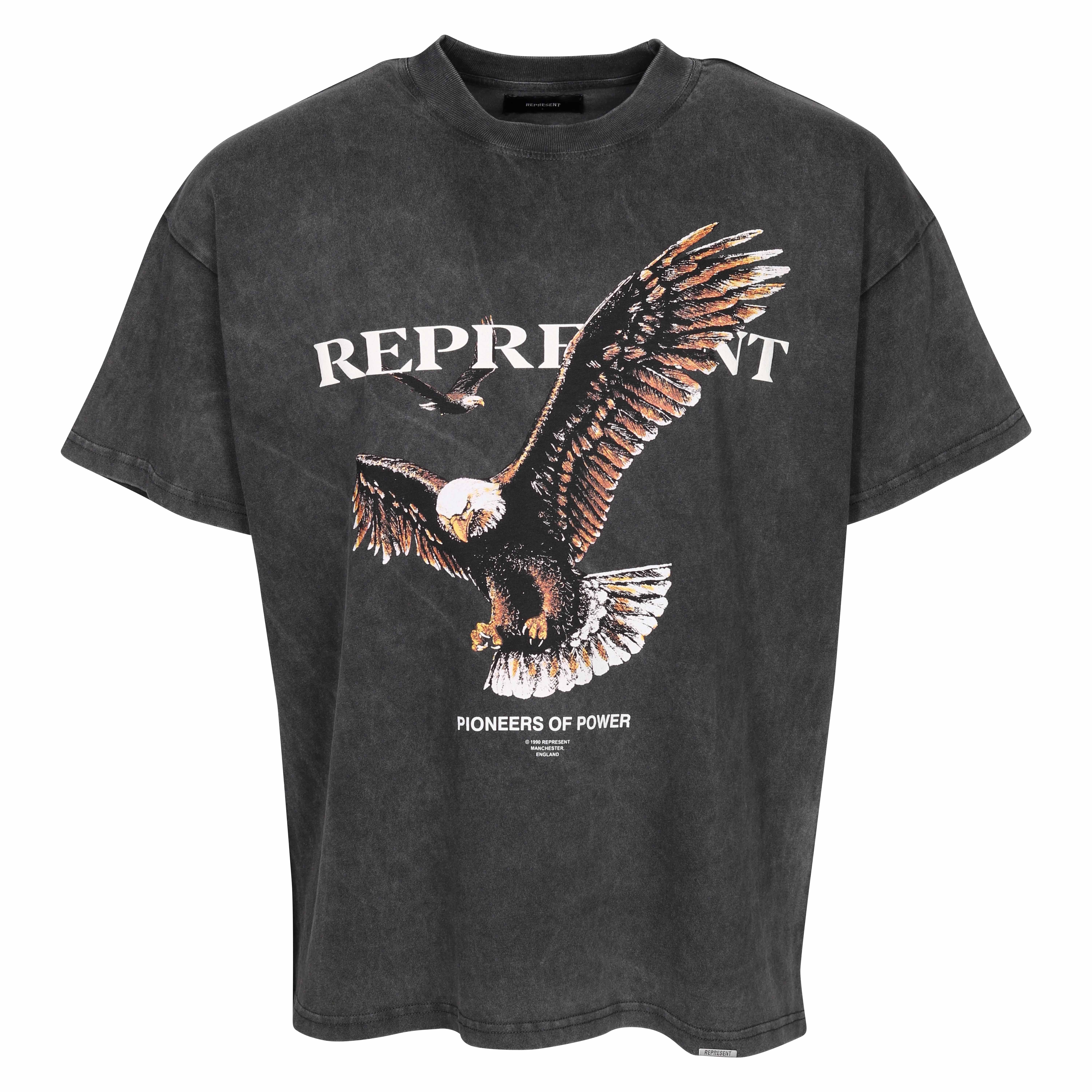 Represent Pioneers of Power T-Shirt in Vintage Grey