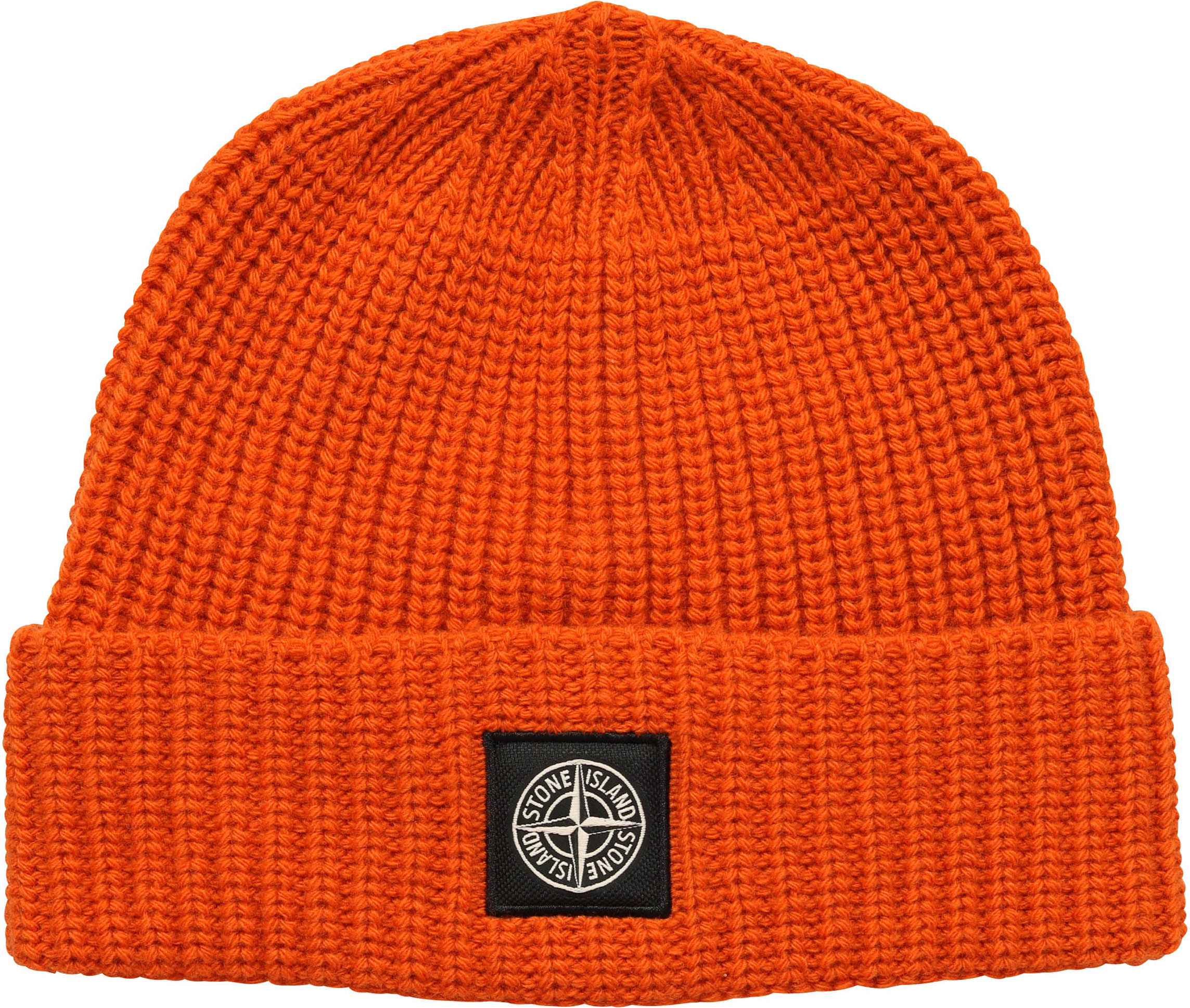 Stone Island Knit Cap Orange