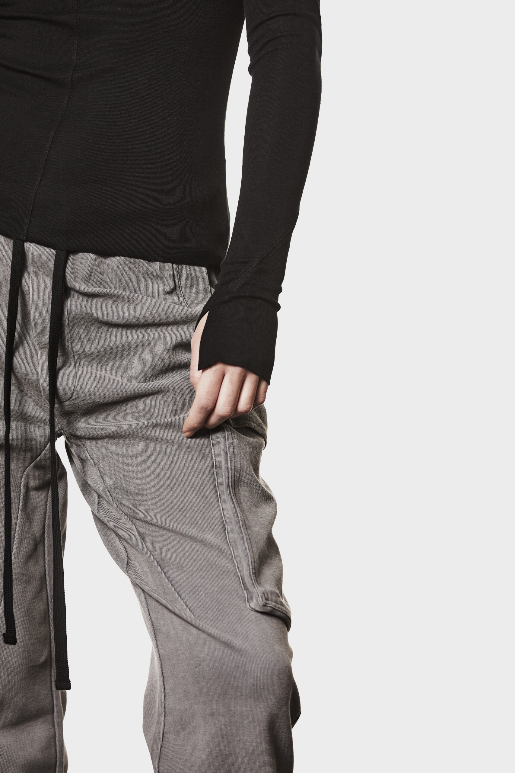 THOM KROM Turtleneck Longsleeve in Black