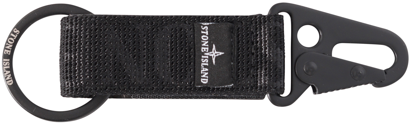 Stone Island Keyring Black