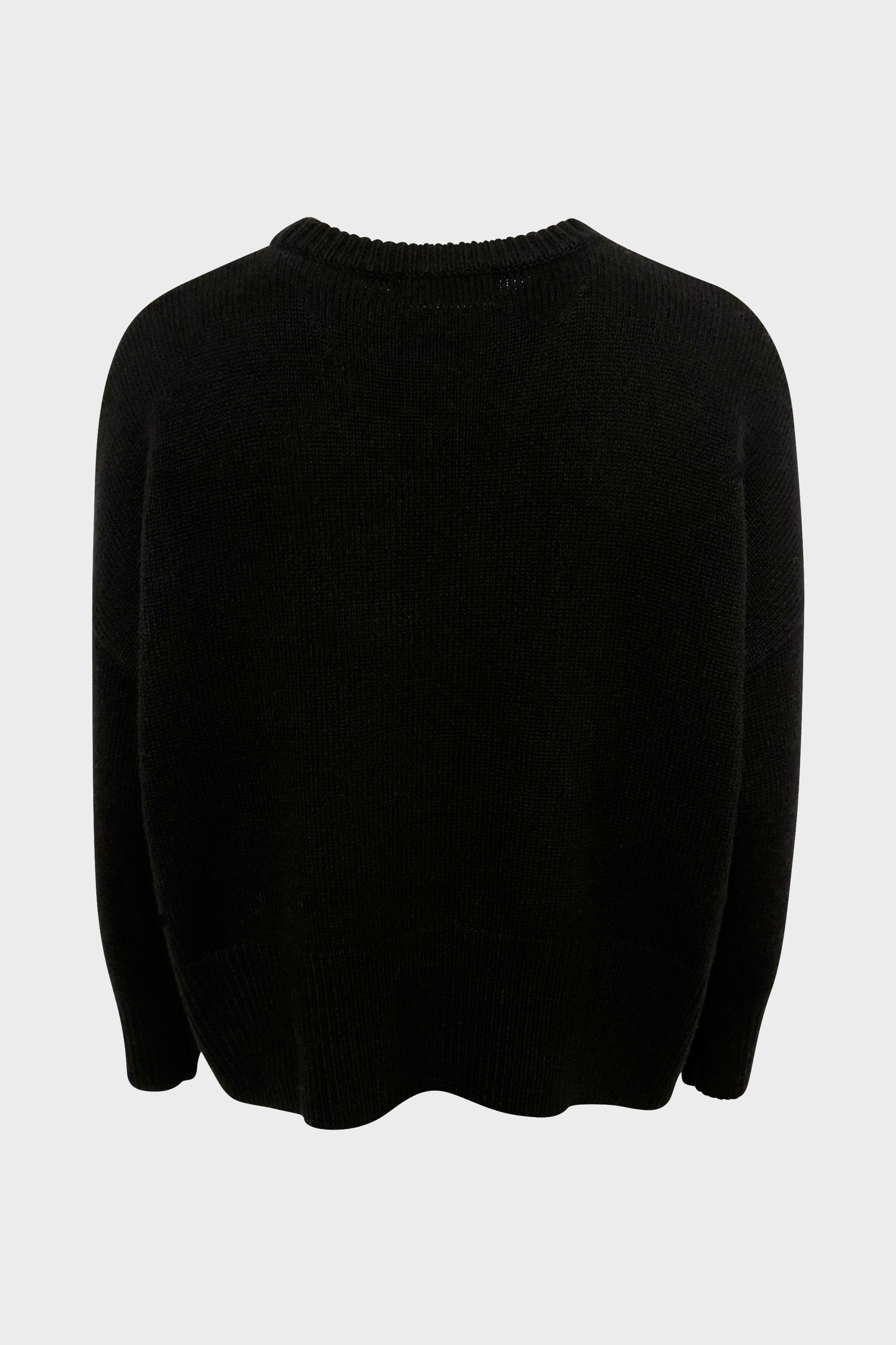 FLONA Cashmere Roundneck Sweater Black
