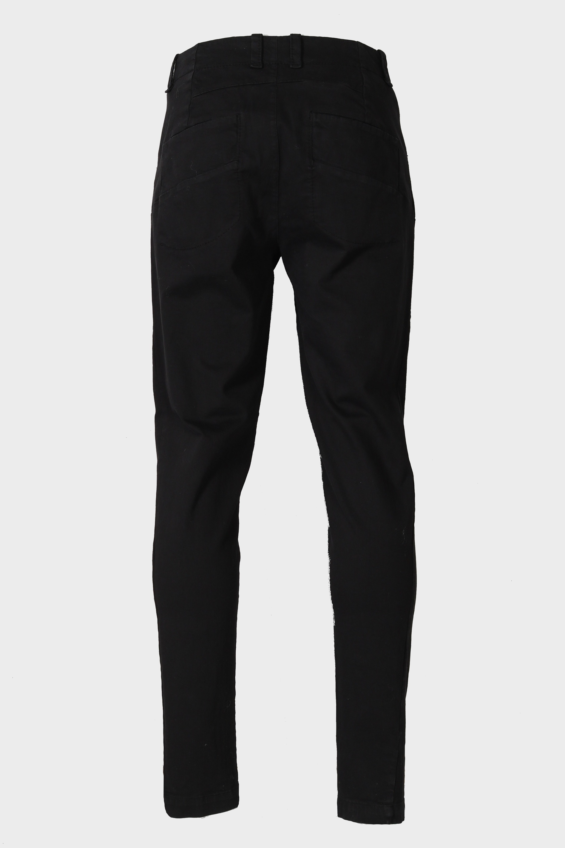 TRANSIT UOMO Cotton Stretch Pant in Black