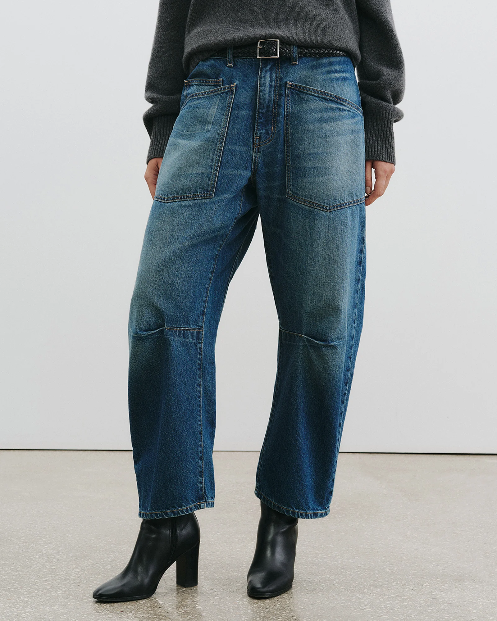 NILI LOTAN Shon Jeans in Bedford Wash