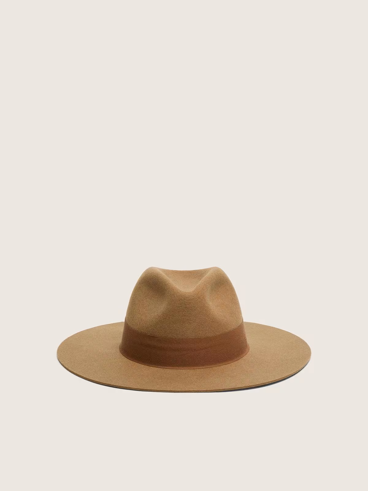 GOLDEN GOOSE Fedora Hat in Beige