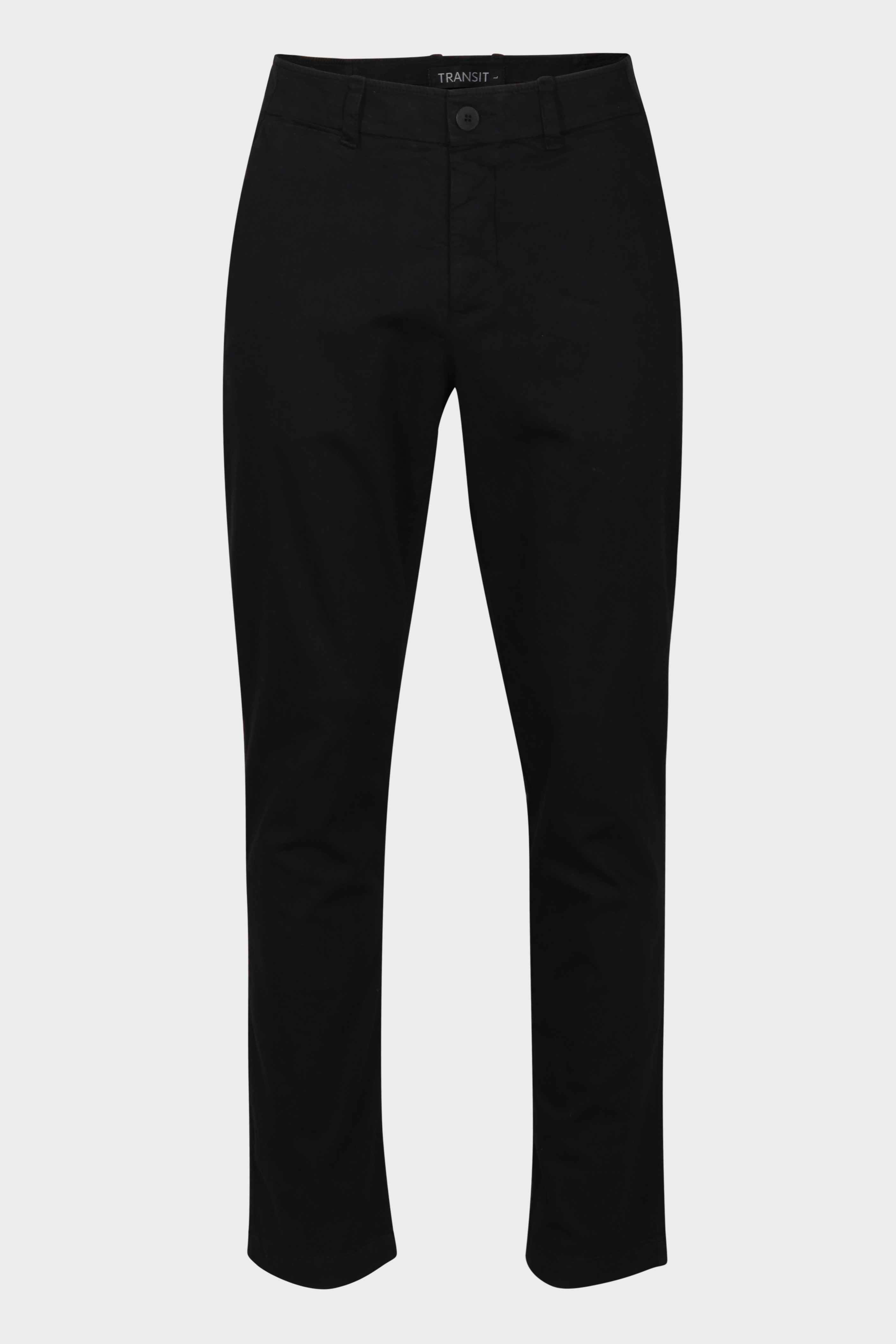 TRANSIT UOMO Cotton Stretch Pant in Black L