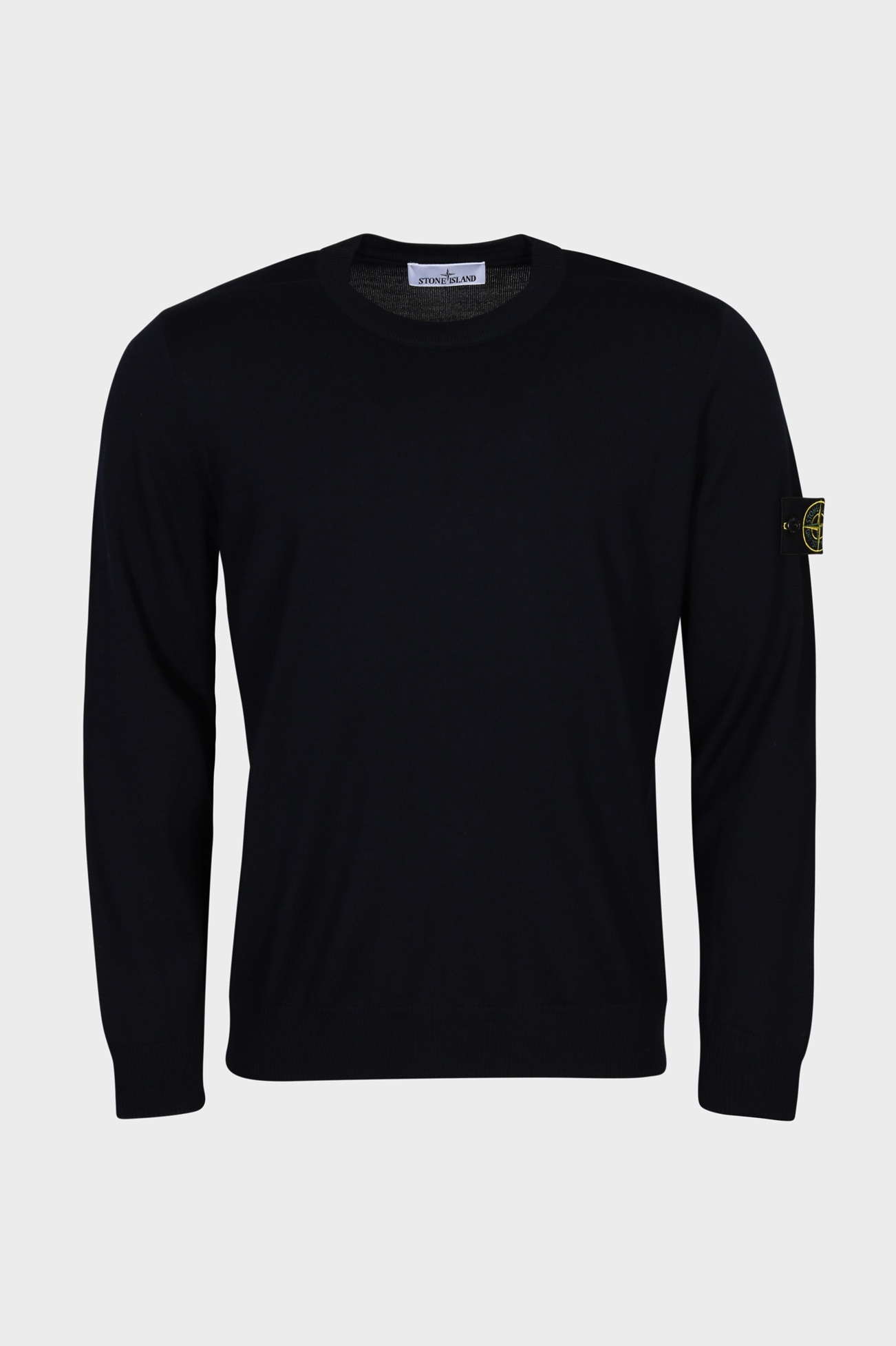 STONE ISLAND Superfine Knit Pullover in Navy