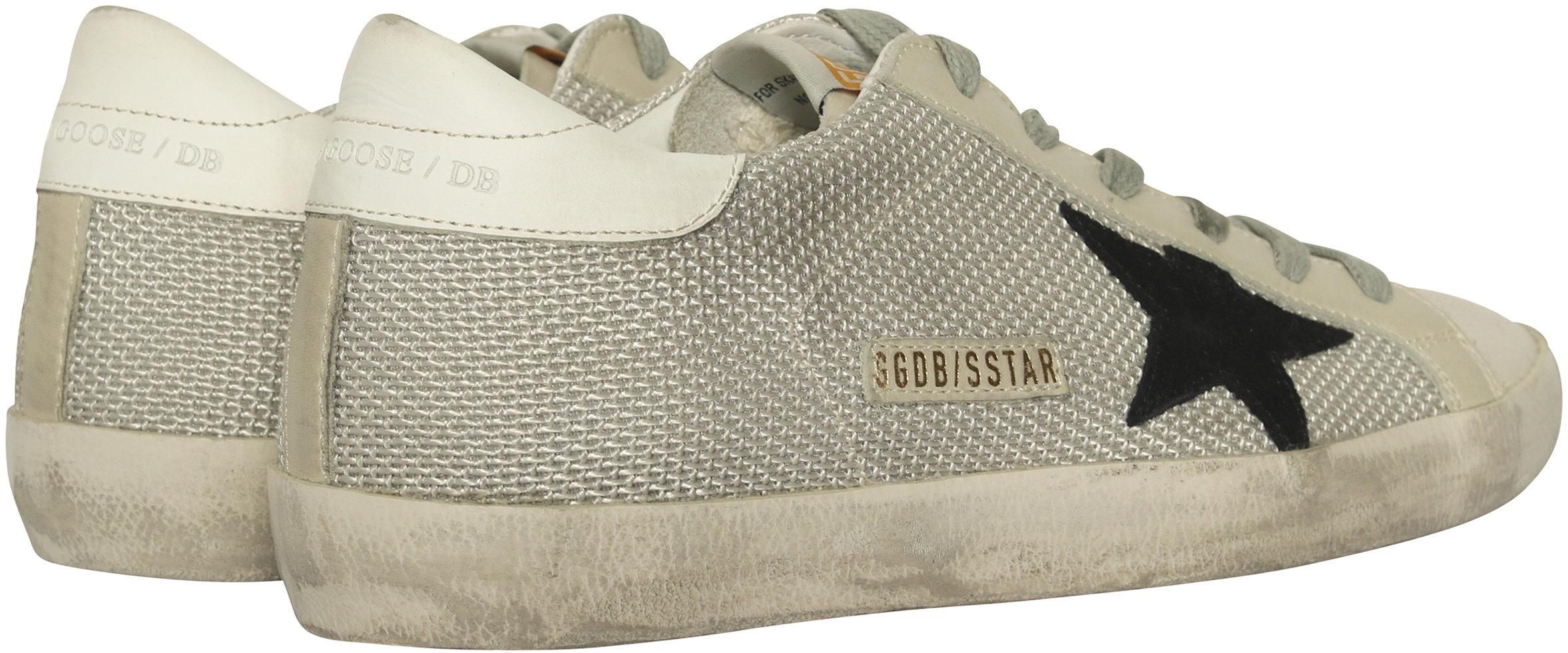 Golden Goose Sneaker Superstar Light Silver/Black Star