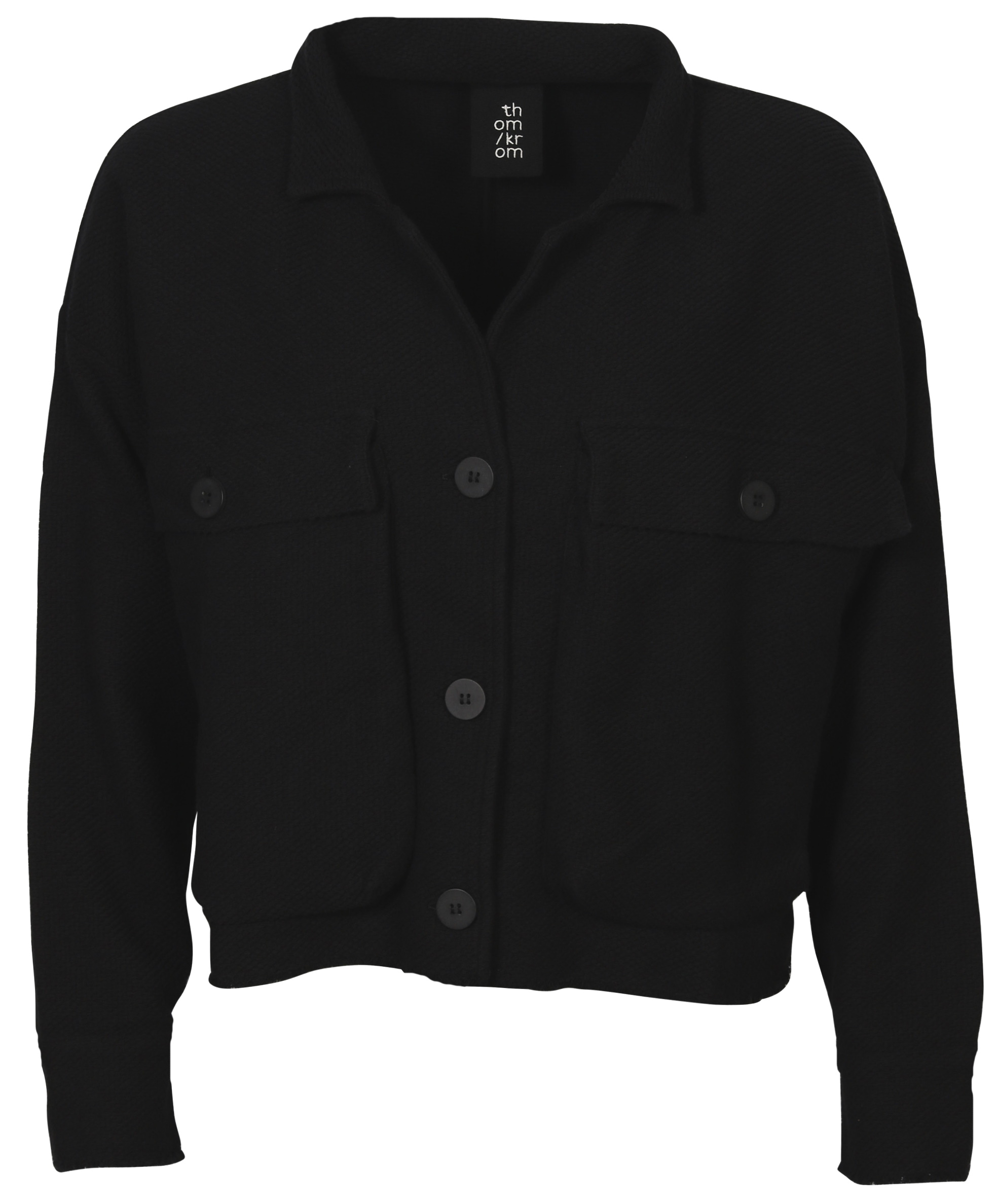 Thom Krom Oversized Sweat Jacket Black
