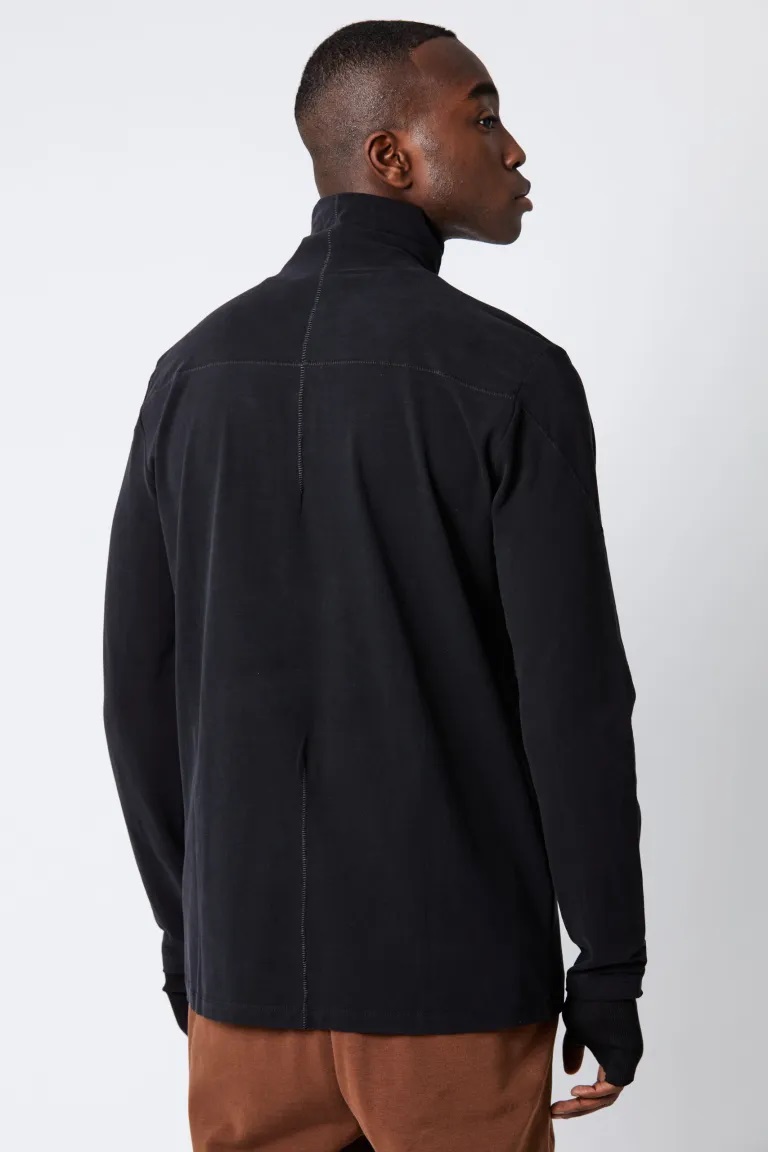 Thom Krom Turtleneck Longsleeve in Black