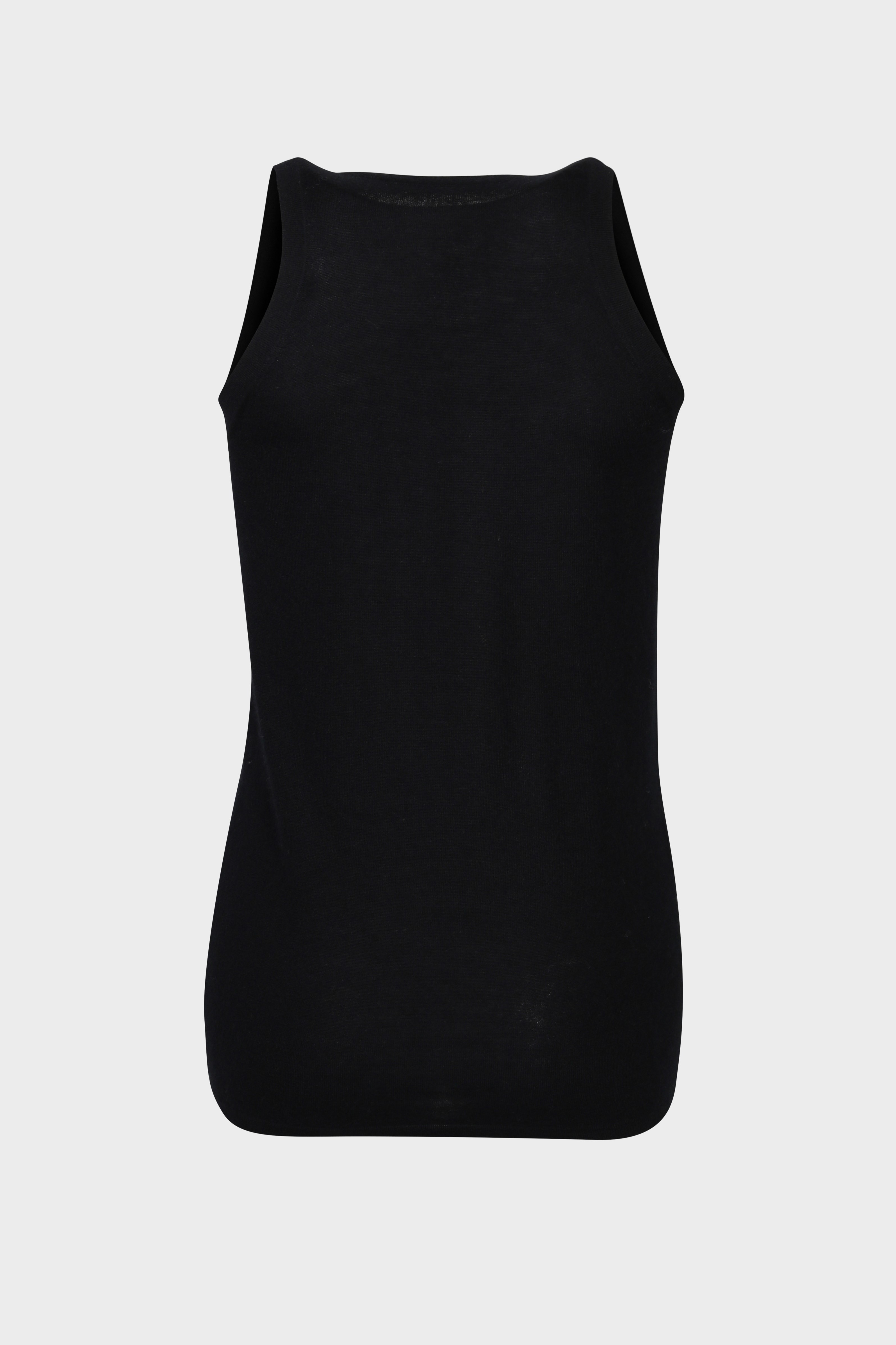 FRENCKENBERGER Tanktop in Black XS