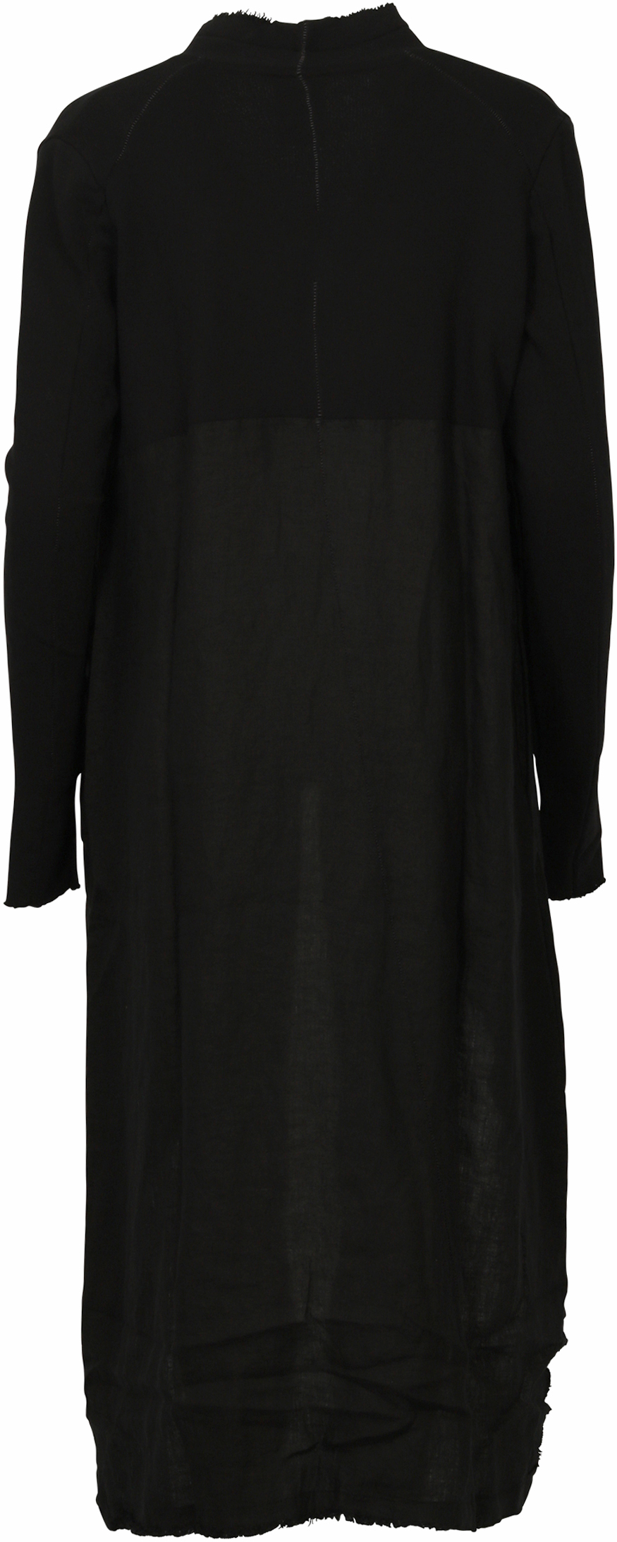 Thom Krom Cotton/Linen Long Coat Black S