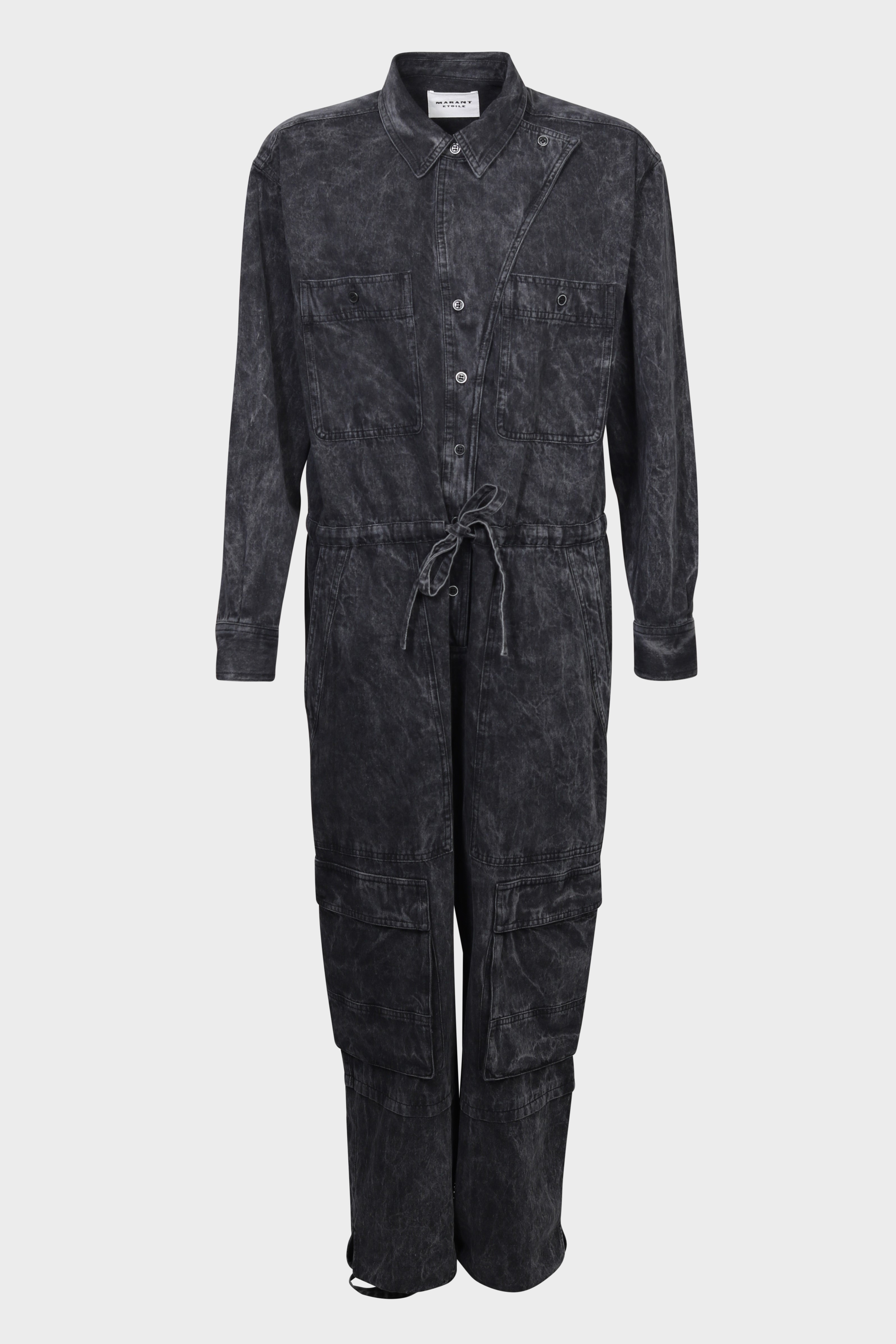 ISABEL MARANT ÉTOILE Idany Jumpsuit in Faded Black