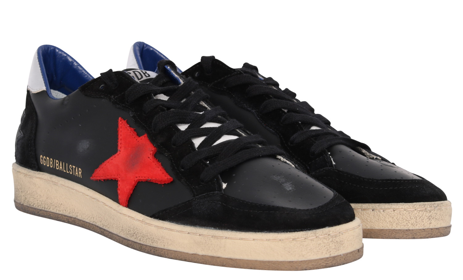 Golden Goose Sneaker Ballstar Black/Red