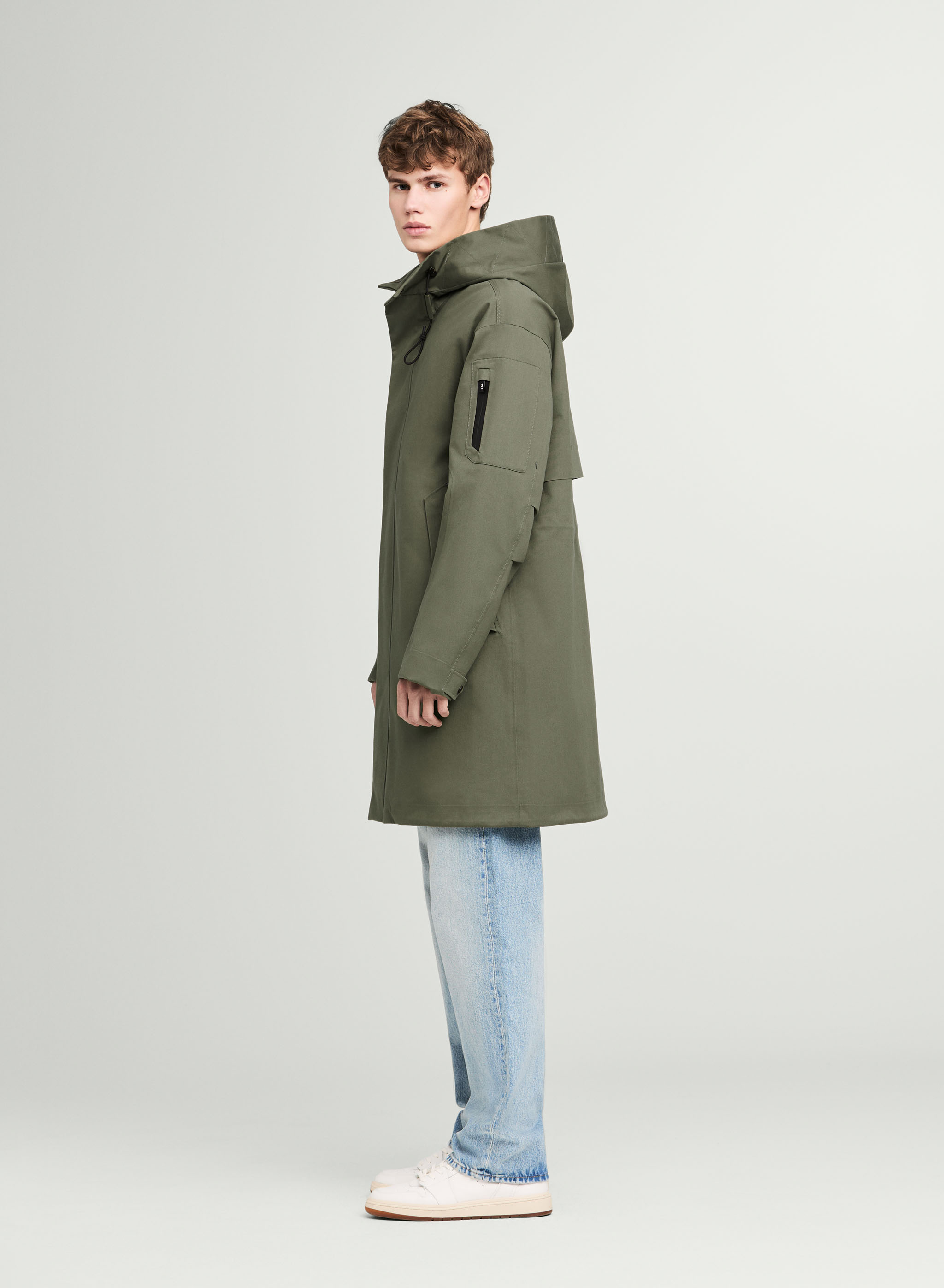 G-Lab Soho Coat in Olive Grey XL