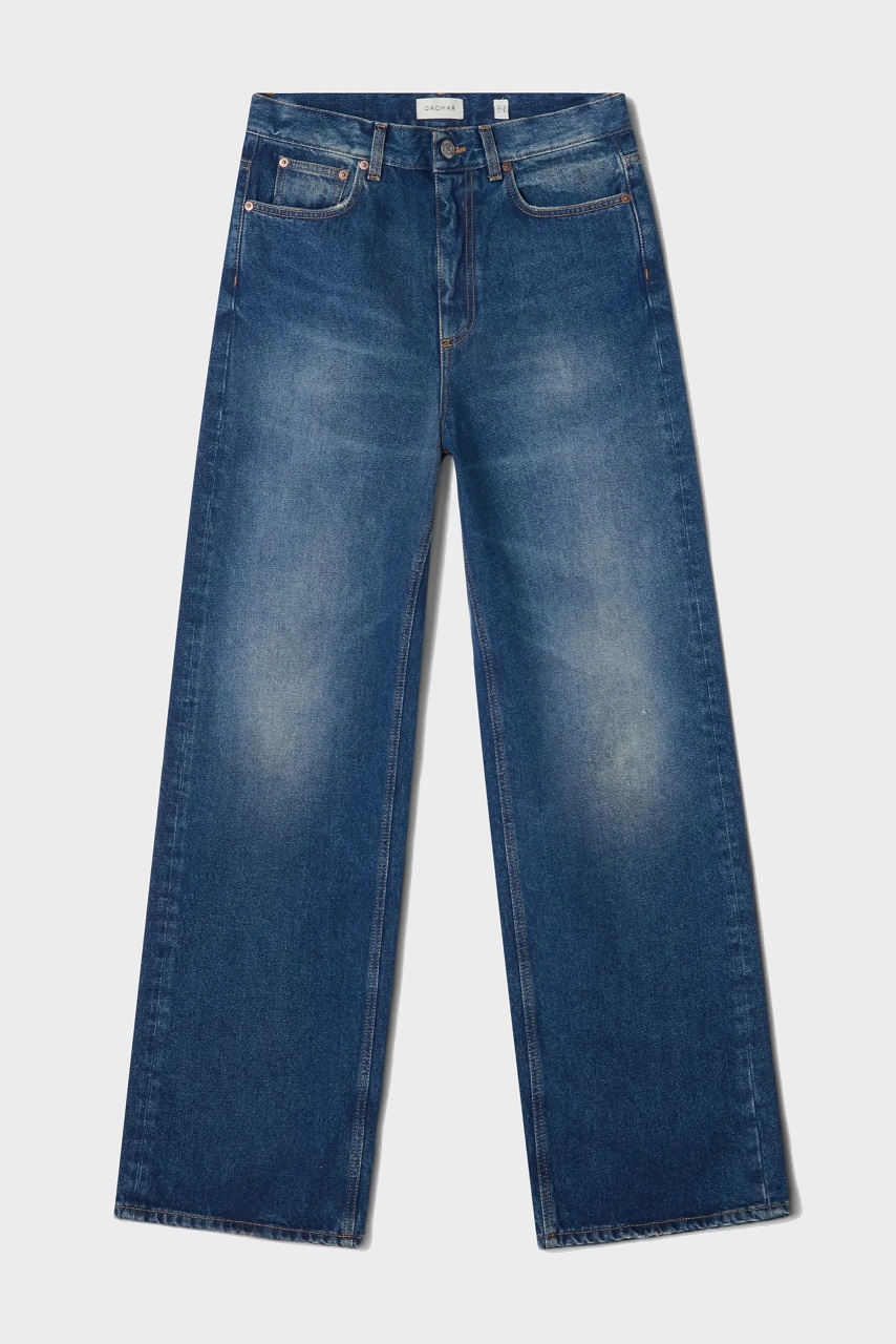 DAGMAR Baggy Fit Jeans in Vintage Blue DAGMAR Baggy Fit Jeans in Vintage Blue