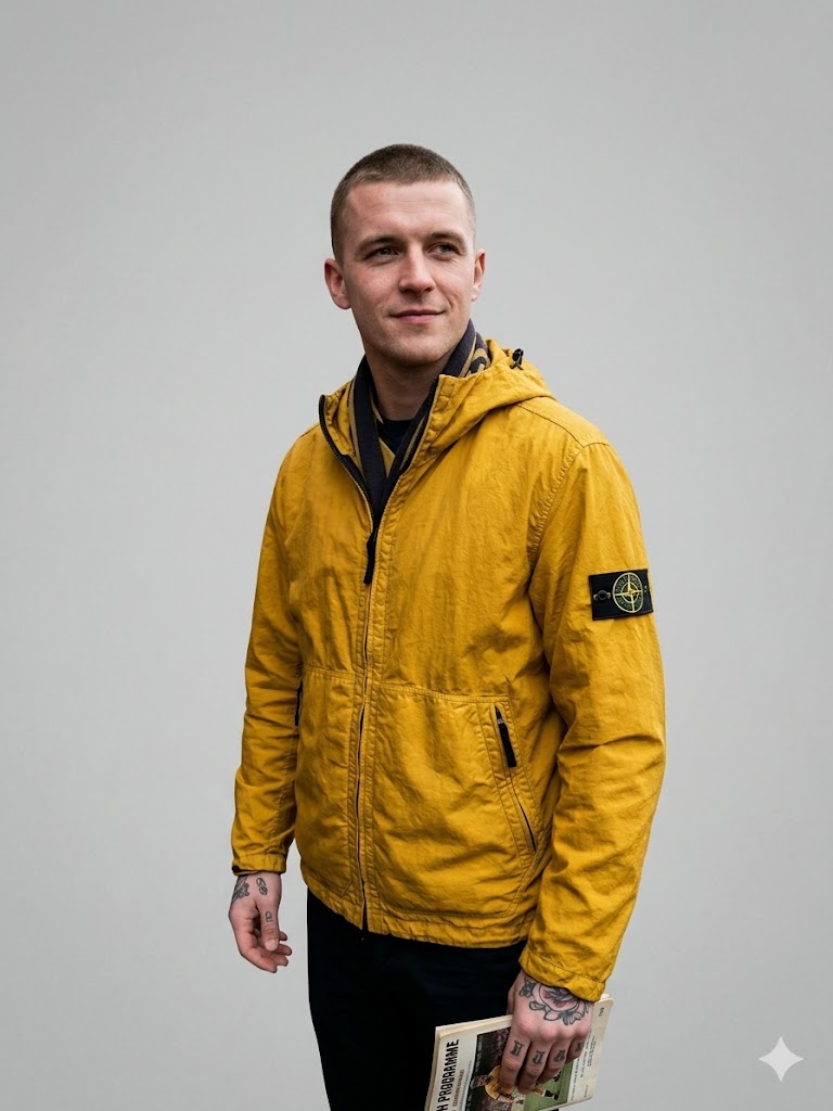 STONE ISLAND Nylon Panama TC Jacket in Curry