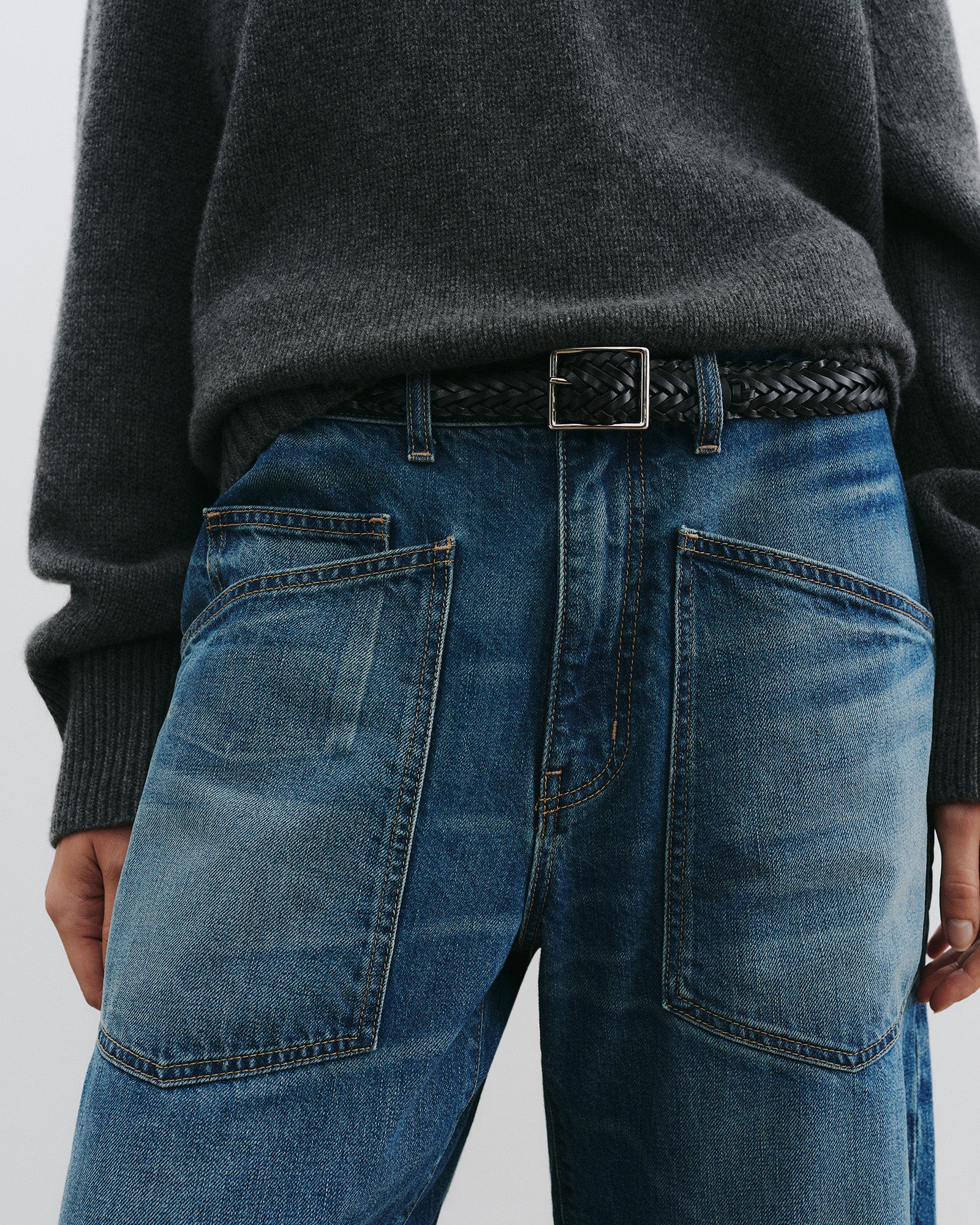 NILI LOTAN Shon Jeans in Bedford Wash