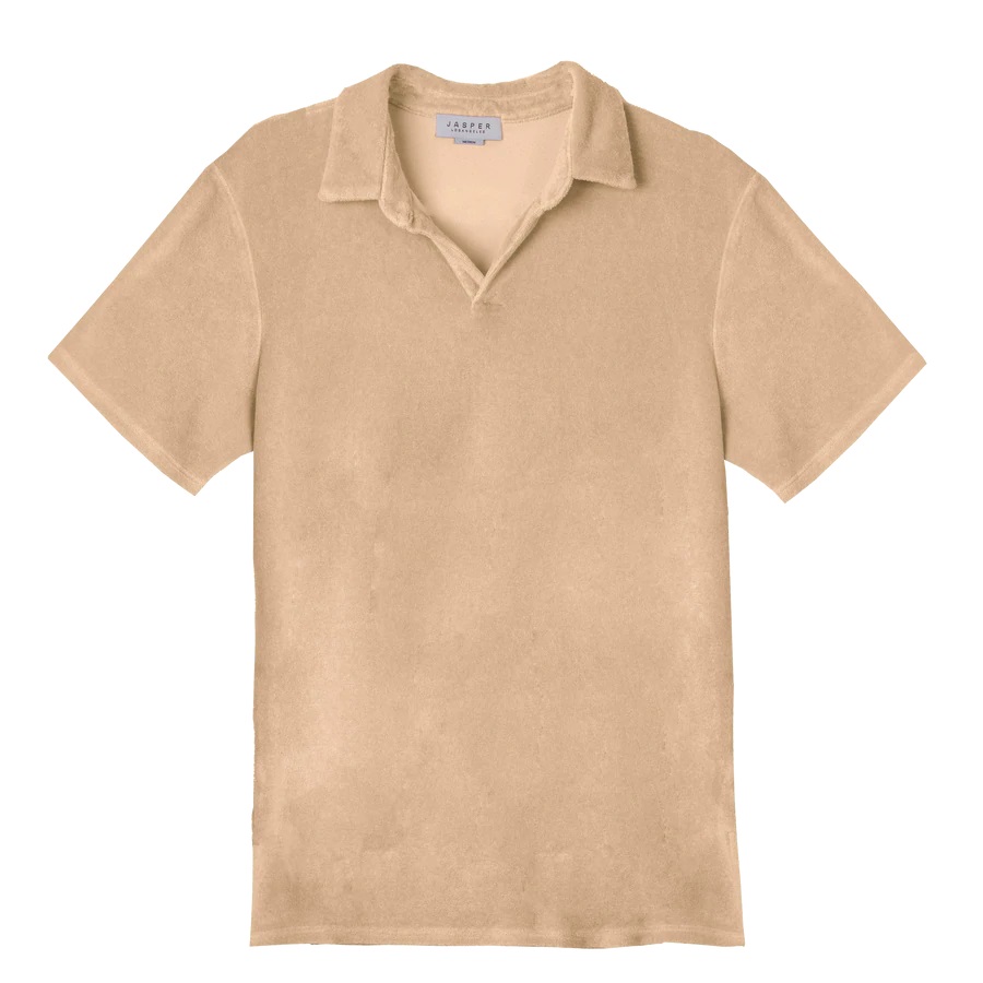 Jasper Los Angeles Terry Polo Fairfax in Sand S