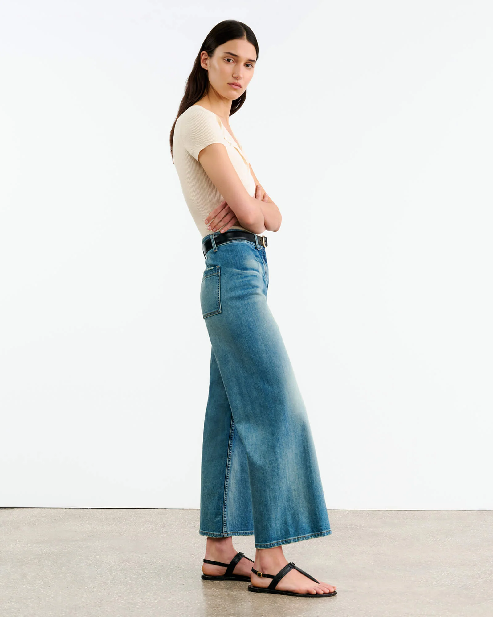 NILI LOTAN Megan Jeans in Summer Wash NILI LOTAN Megan Jeans in Summer Wash