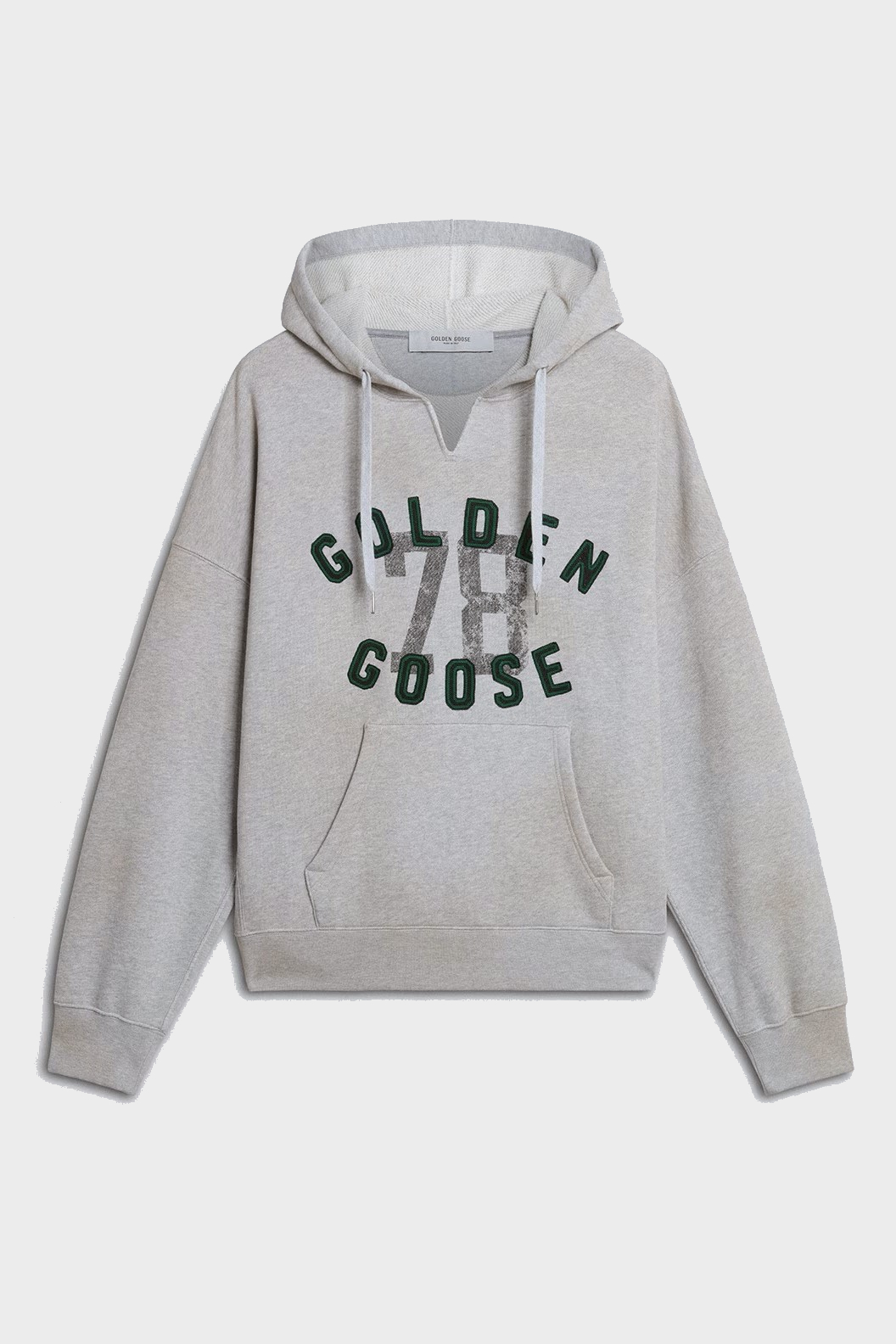 GOLDEN GOOSE Morman Sweat Hoodie in Heather Grey GOLDEN GOOSE Morman Sweat Hoodie in Heather Grey