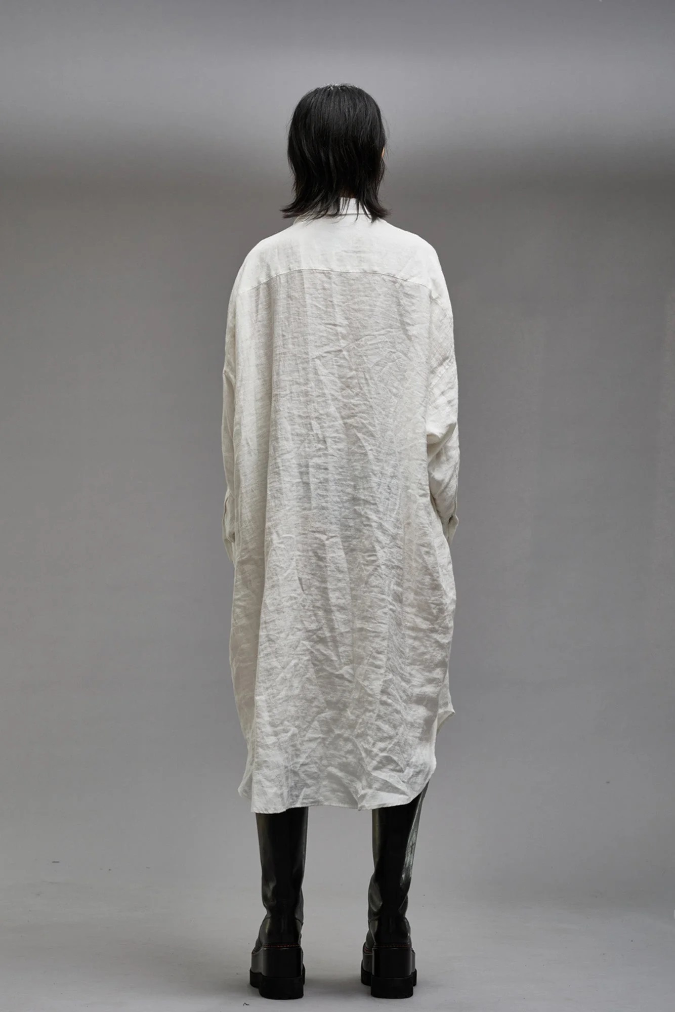 R13 Jumbo Shirt Dress in White XS/S