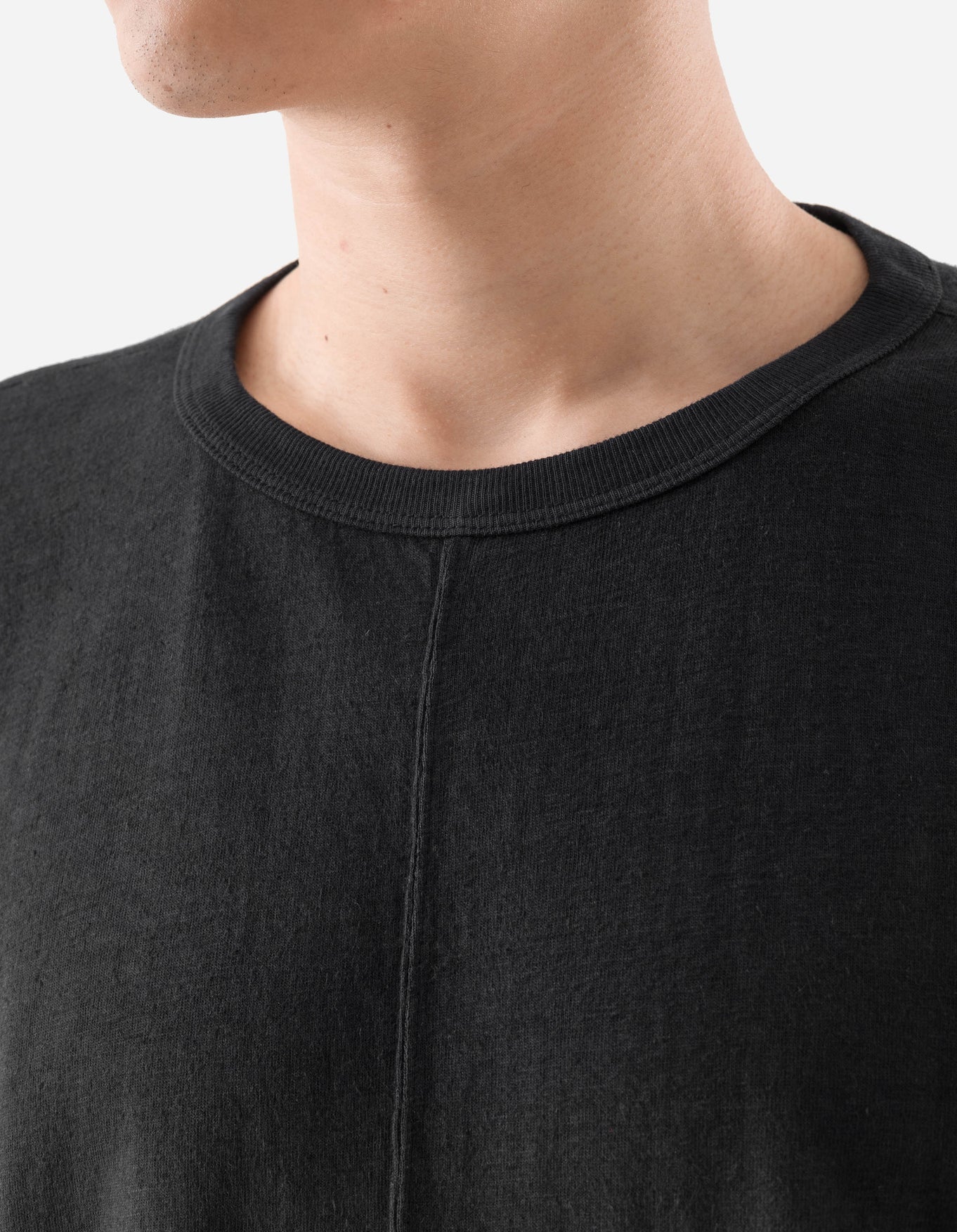 MAHARISHI 5245 Hemp Cross Oversized Longsleeve in Black