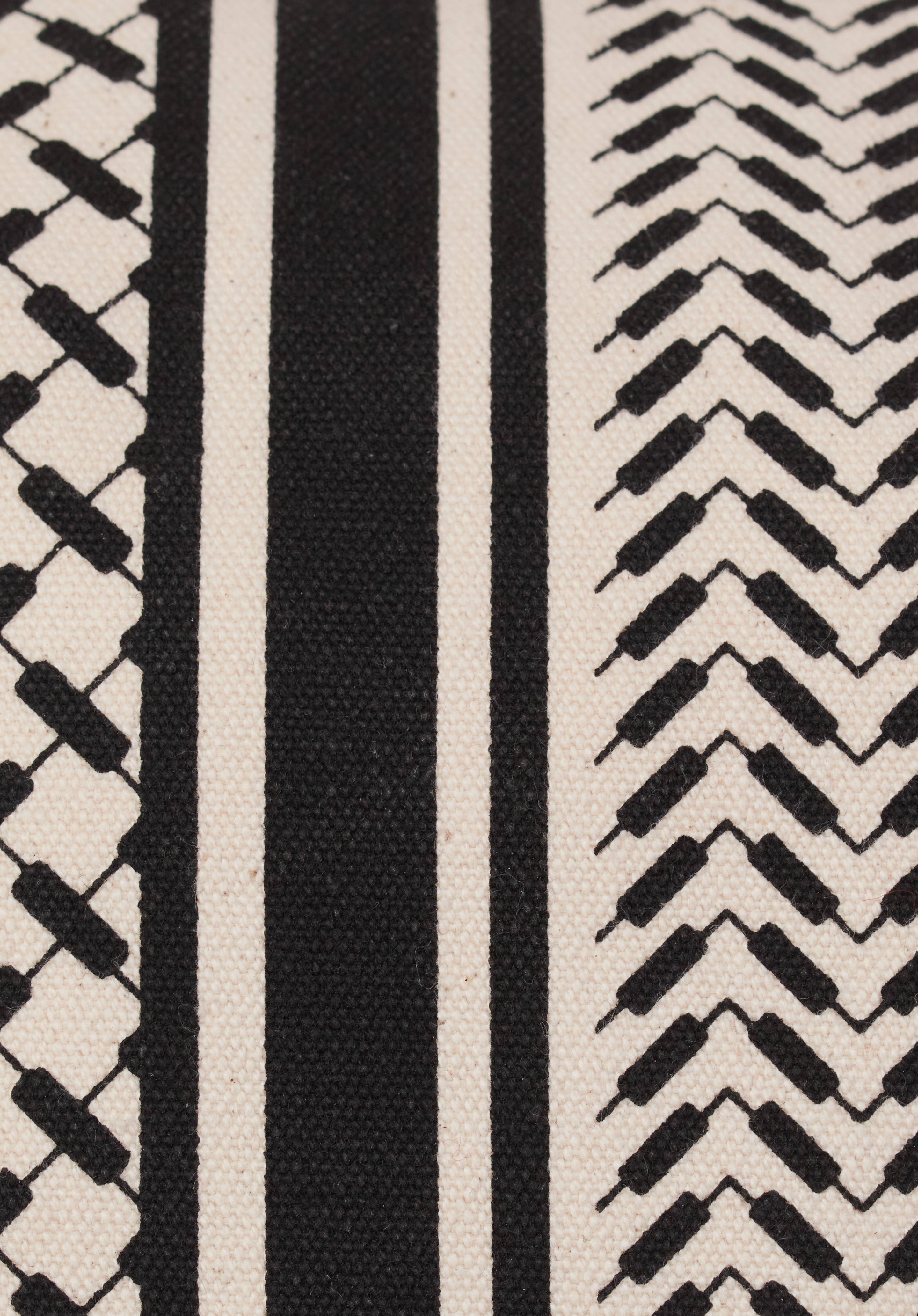 Lala Berlin Camilla Cosmetic Pouch in Heritage Off White / Black