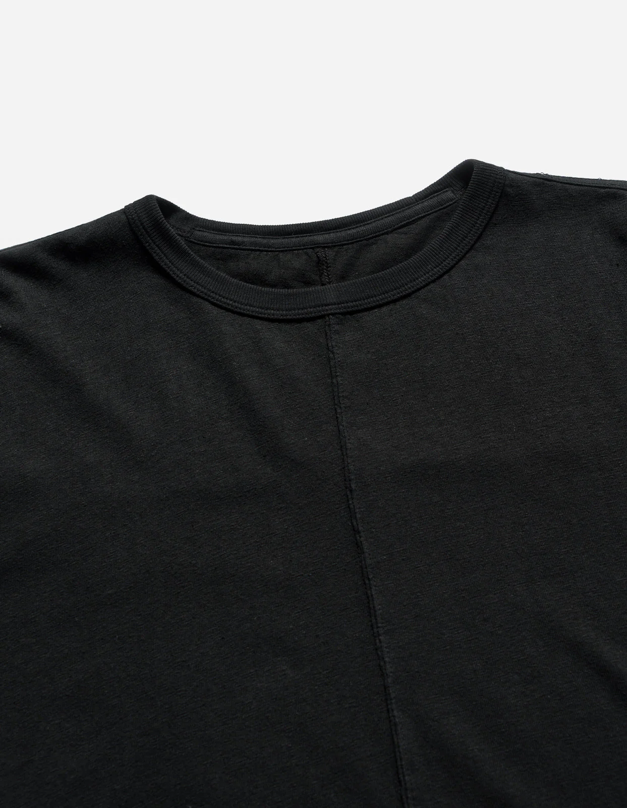 MAHARISHI 5234 Hemp Cross Oversized T-Shirt in Black