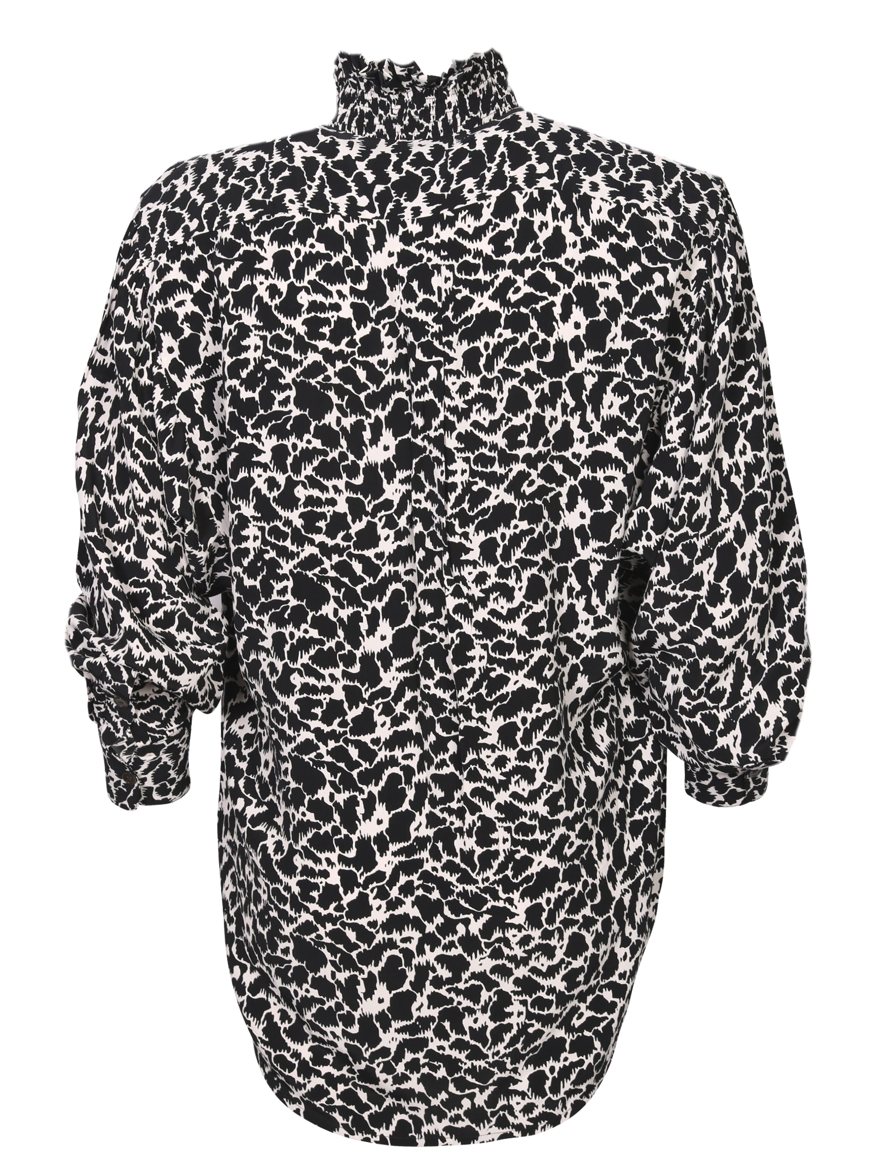 Isabel Marant Étoile Blouse Catchelae Black/White Printed FR/36 - DE/34