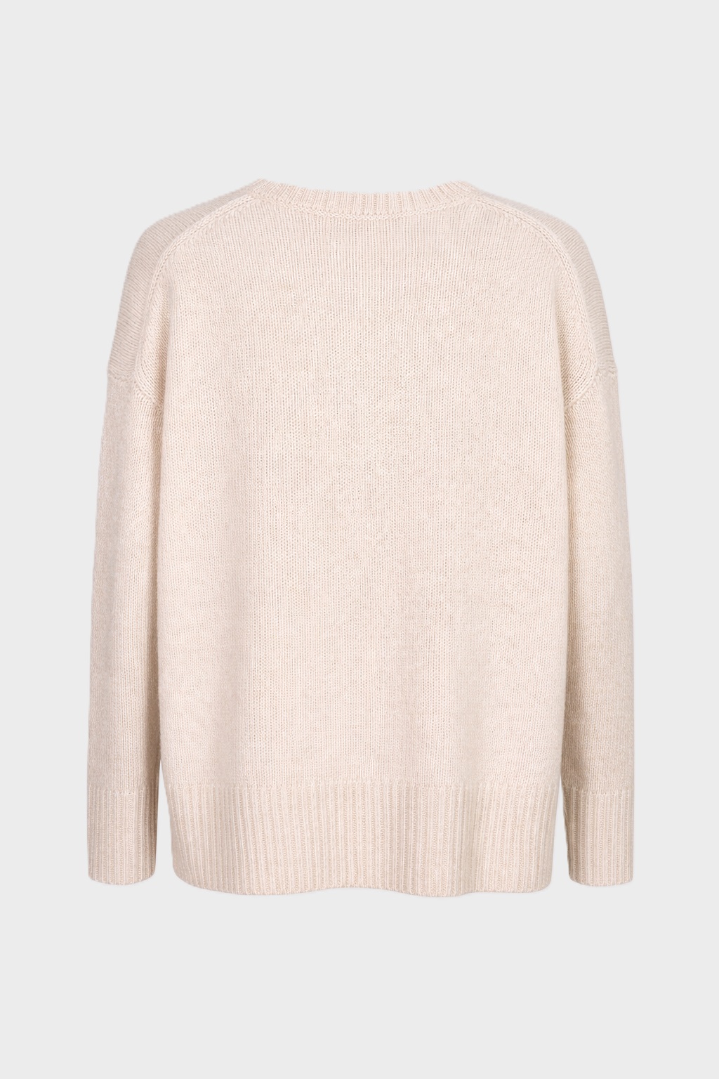 FLONA Cashmere Oversize Cardigan in Light Beige