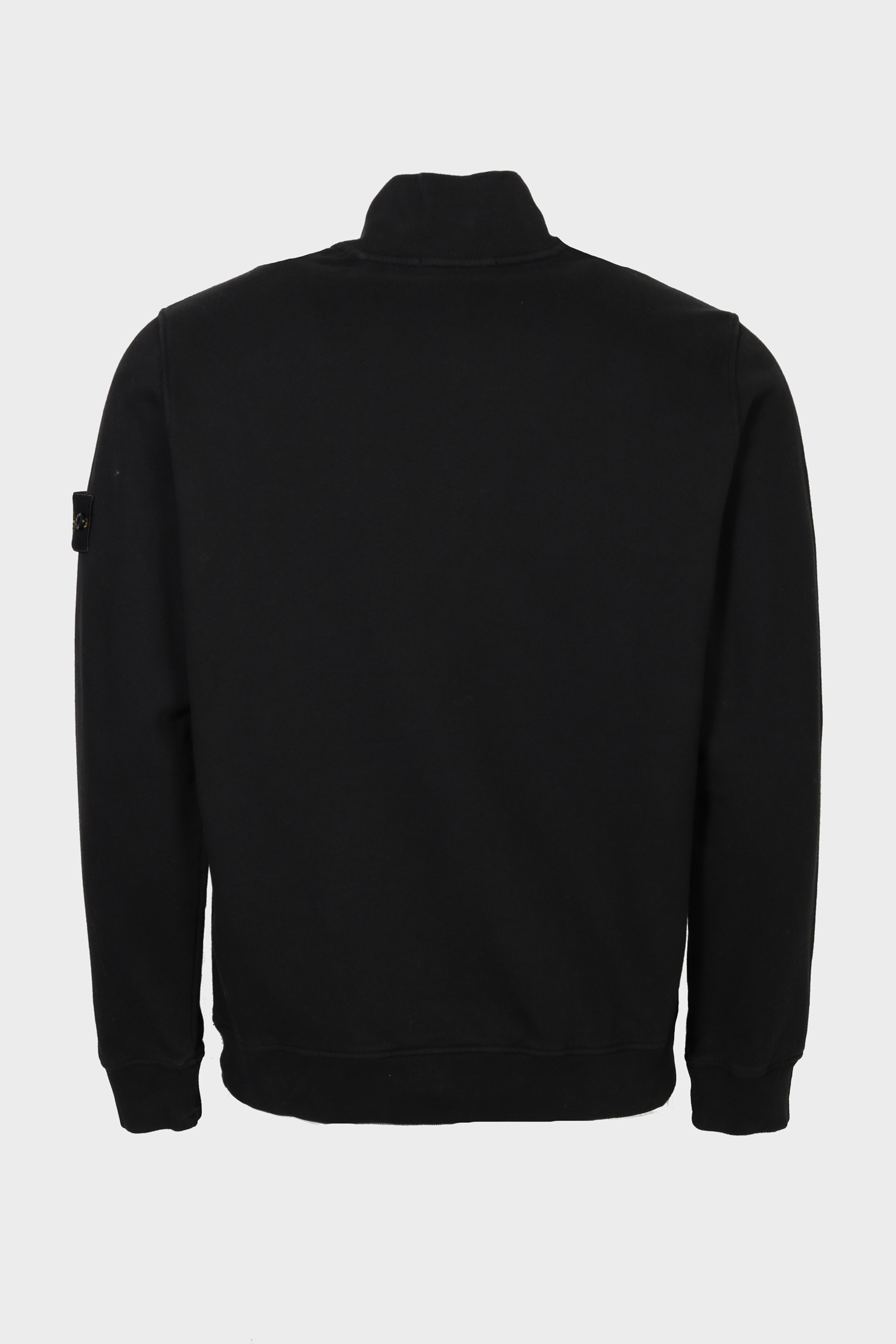 STONE ISLAND Half Zip Sweatshirt in Black XXL