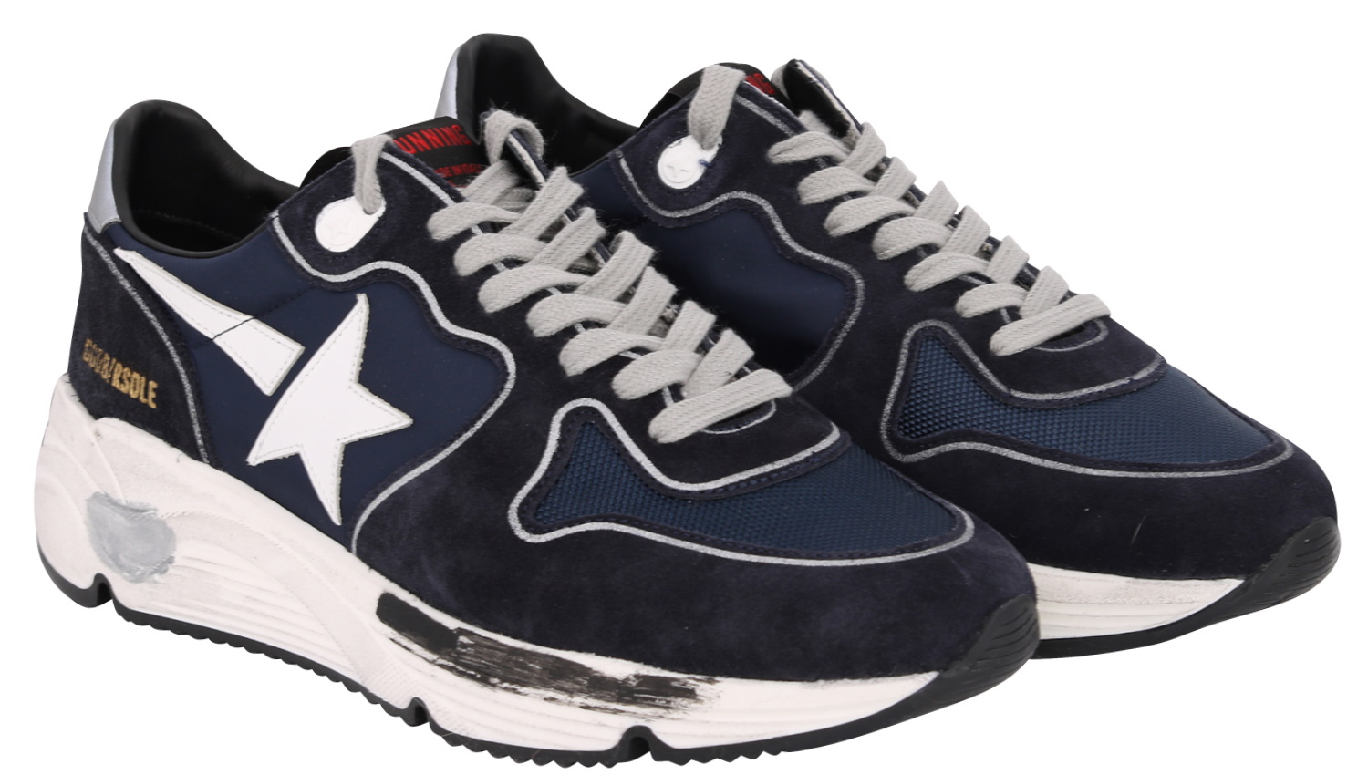 Golden Goose Sneaker Running Blue White Star