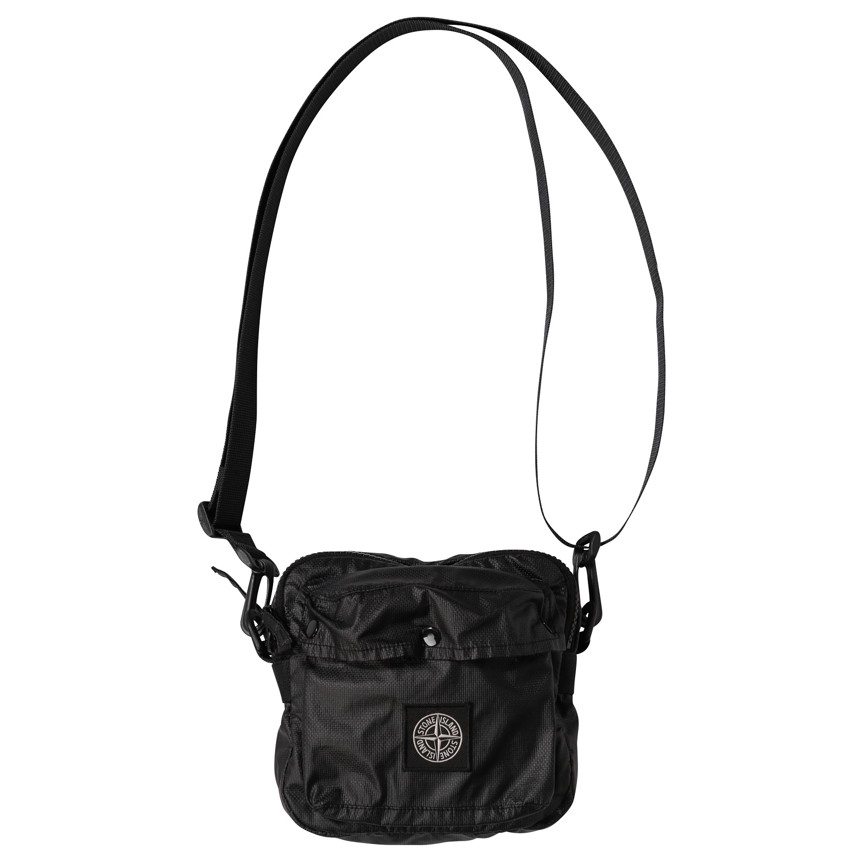 STONE ISLAND Small Crossover Bag in Black