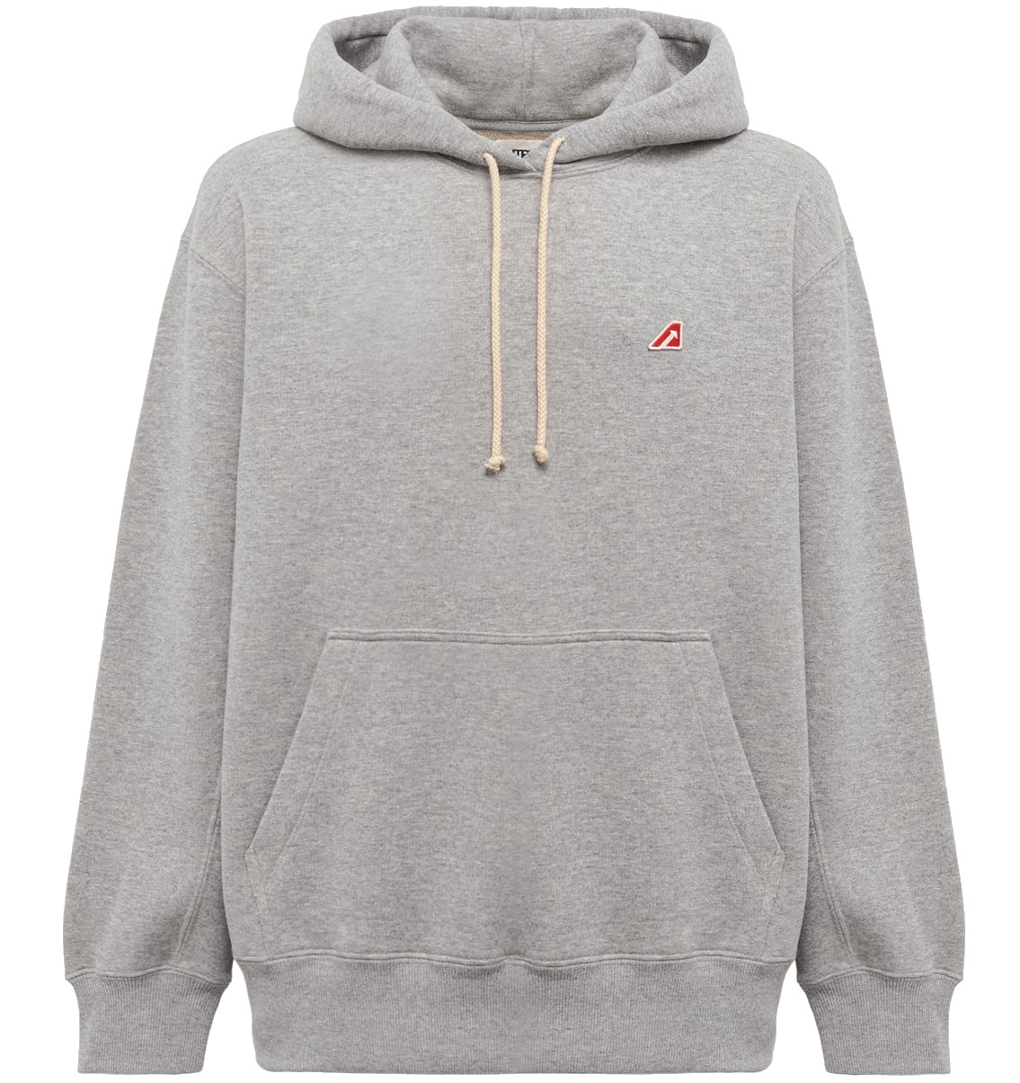 AUTRY ACTION PEOPLE Ease Sweat Hoodie in Grey Melange