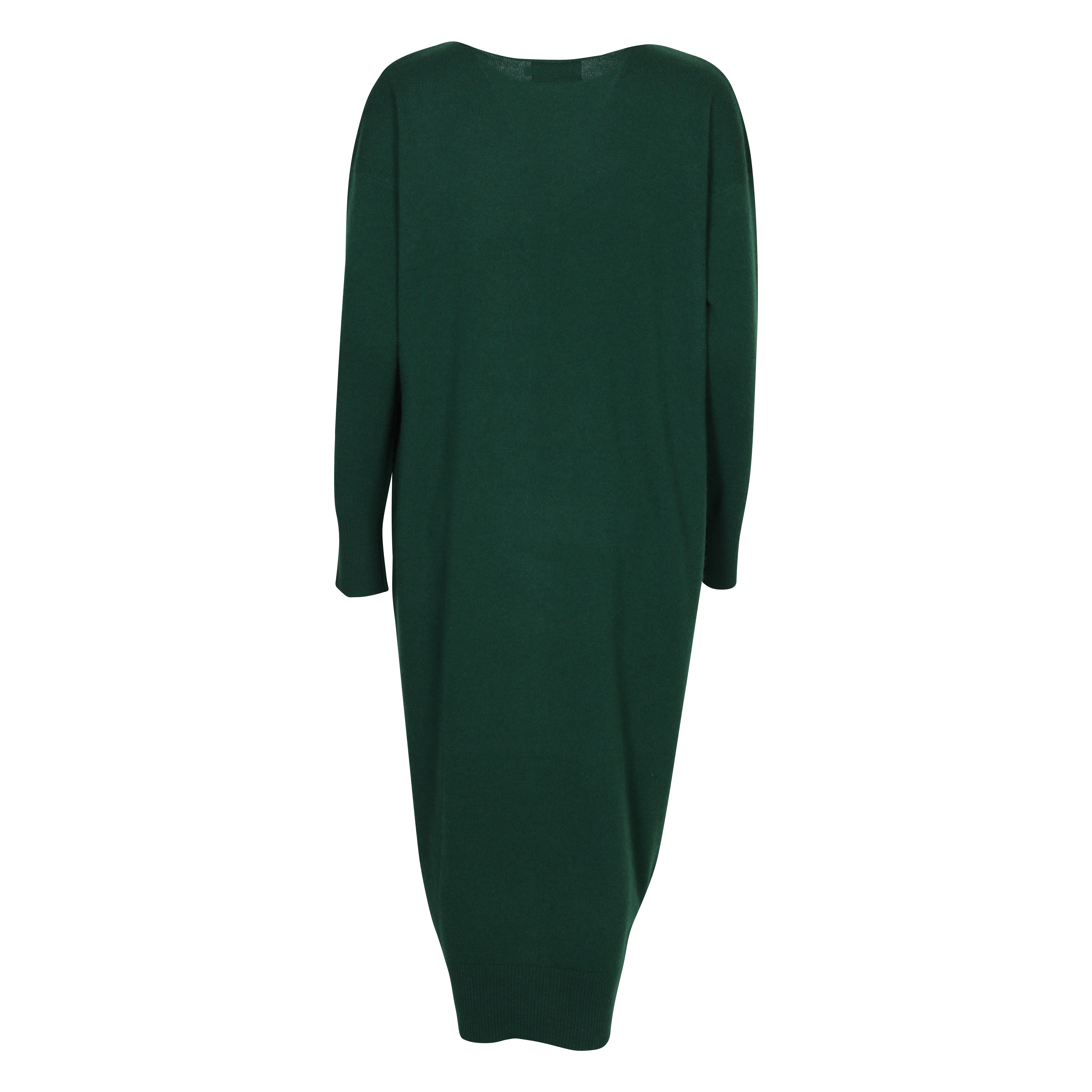 Flona Cashmere Dress in Dark Green