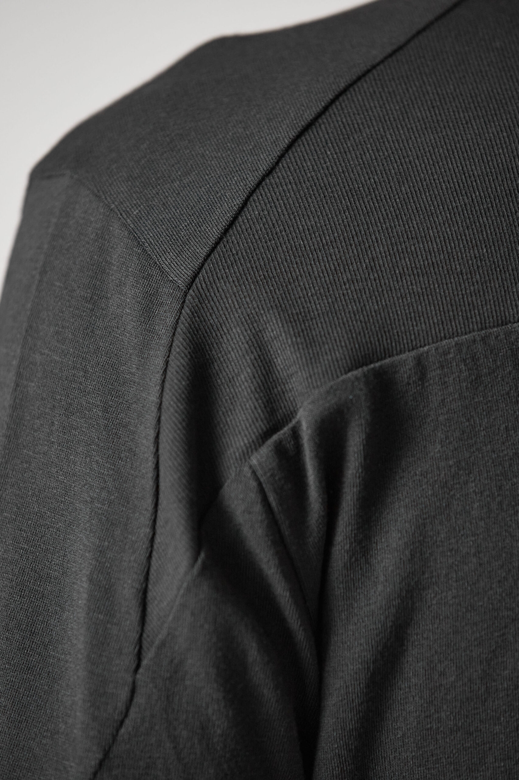 THOM KROM Soft Cotton Stretch Sweatshirt in Iron Grey S
