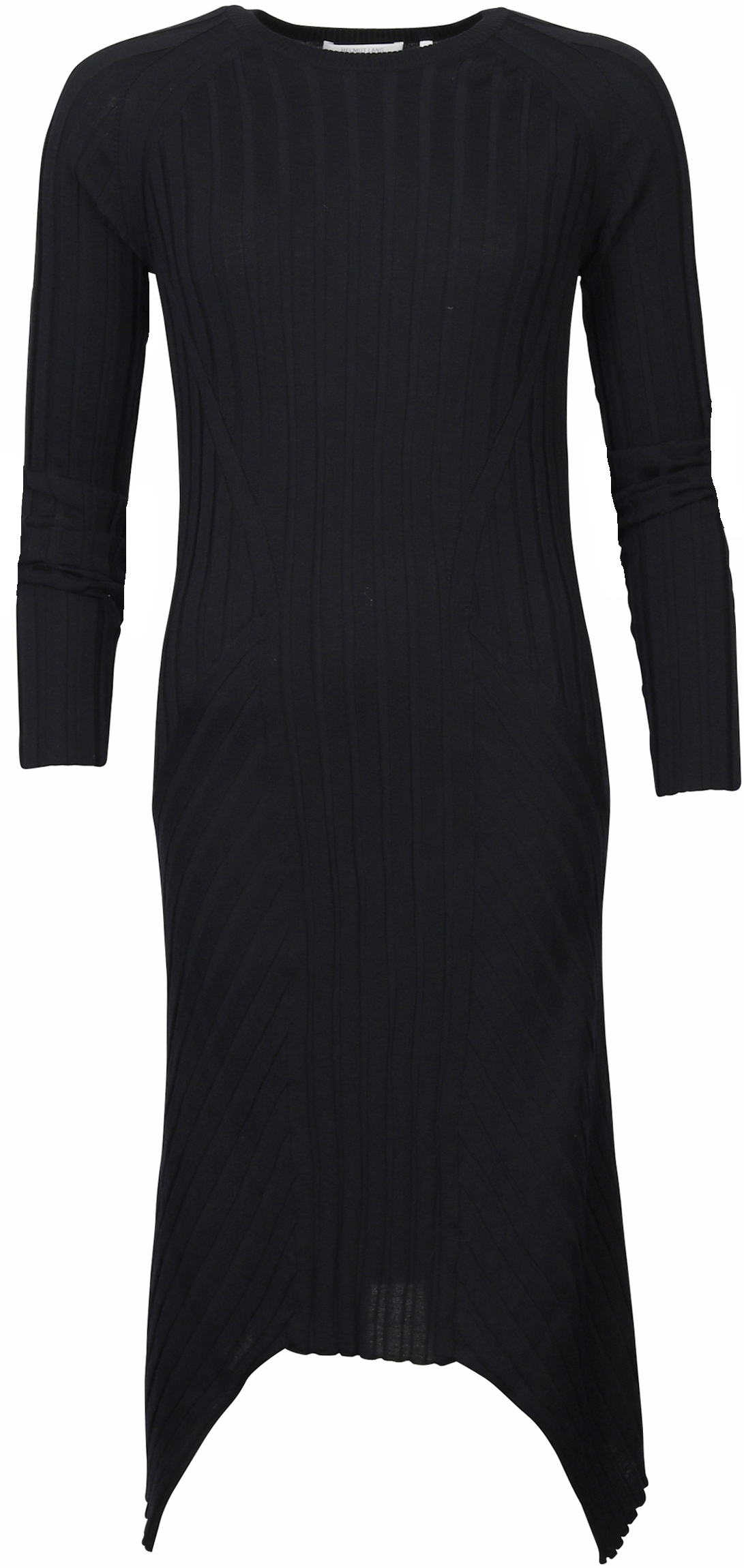 Helmut Lang Wool Rib Dress Black