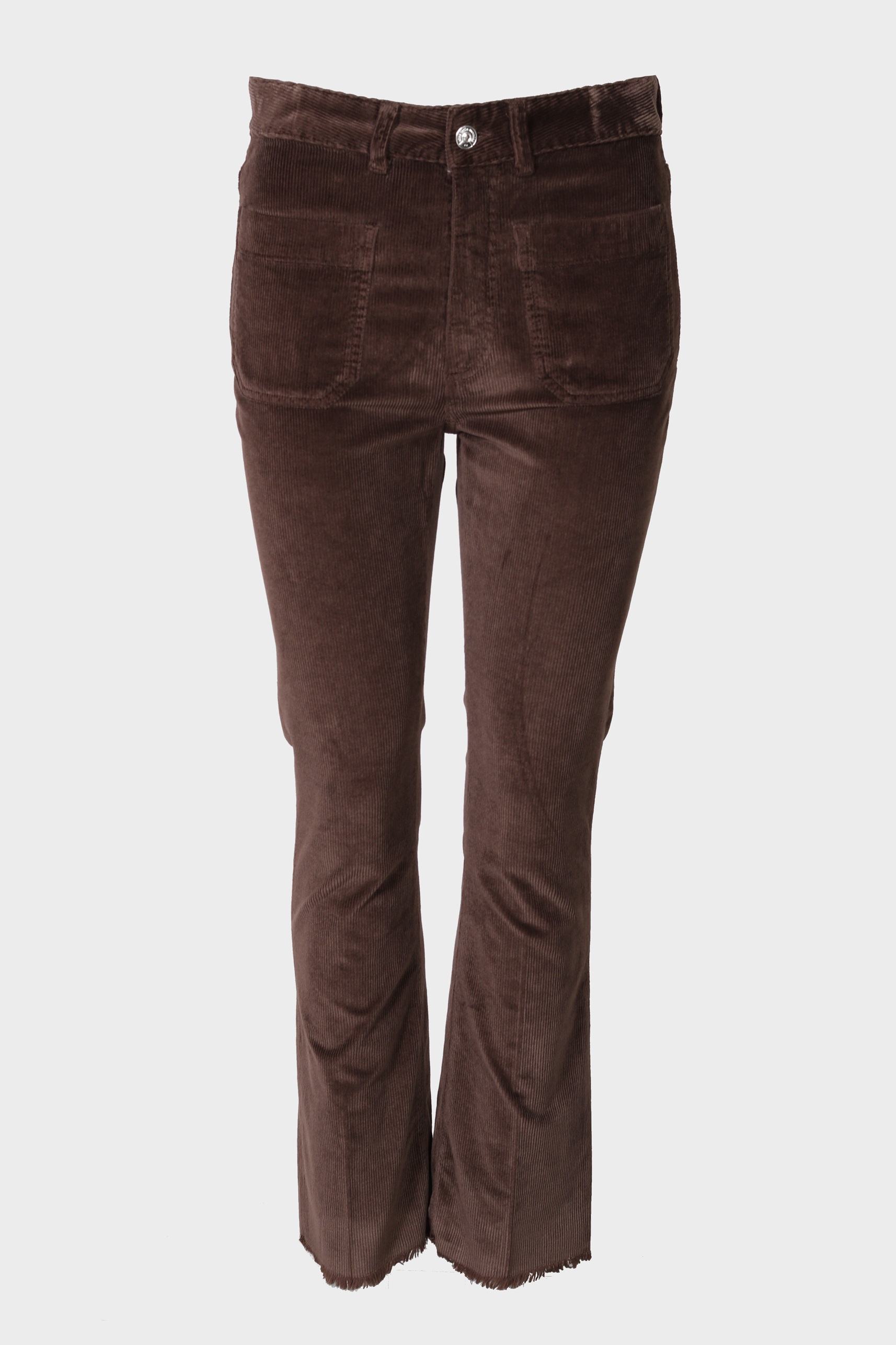 NINE:INTHE:MORNING Hannah Corduroy Pant in Brown