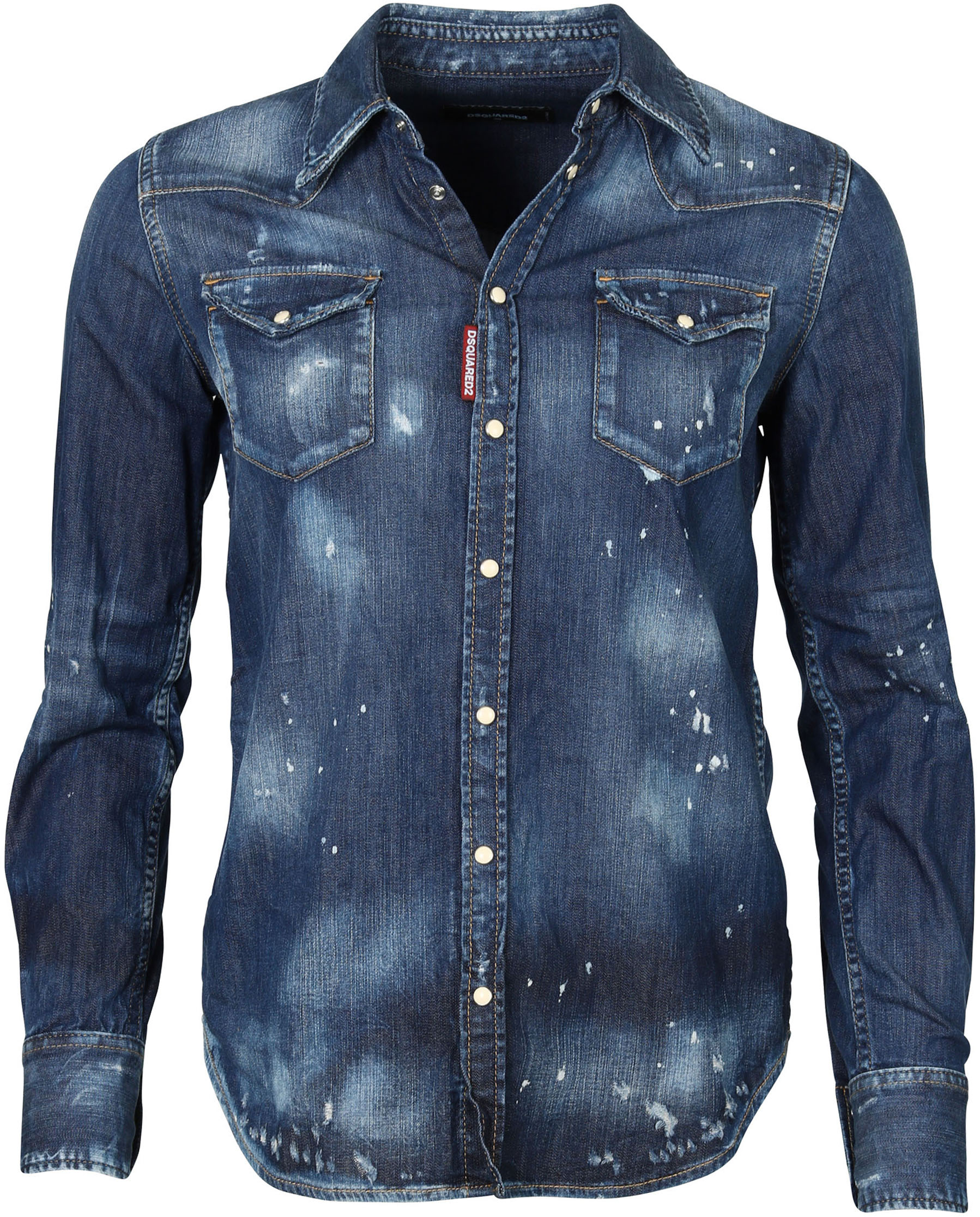 Dsquared D2 Denim Shirt Blue
