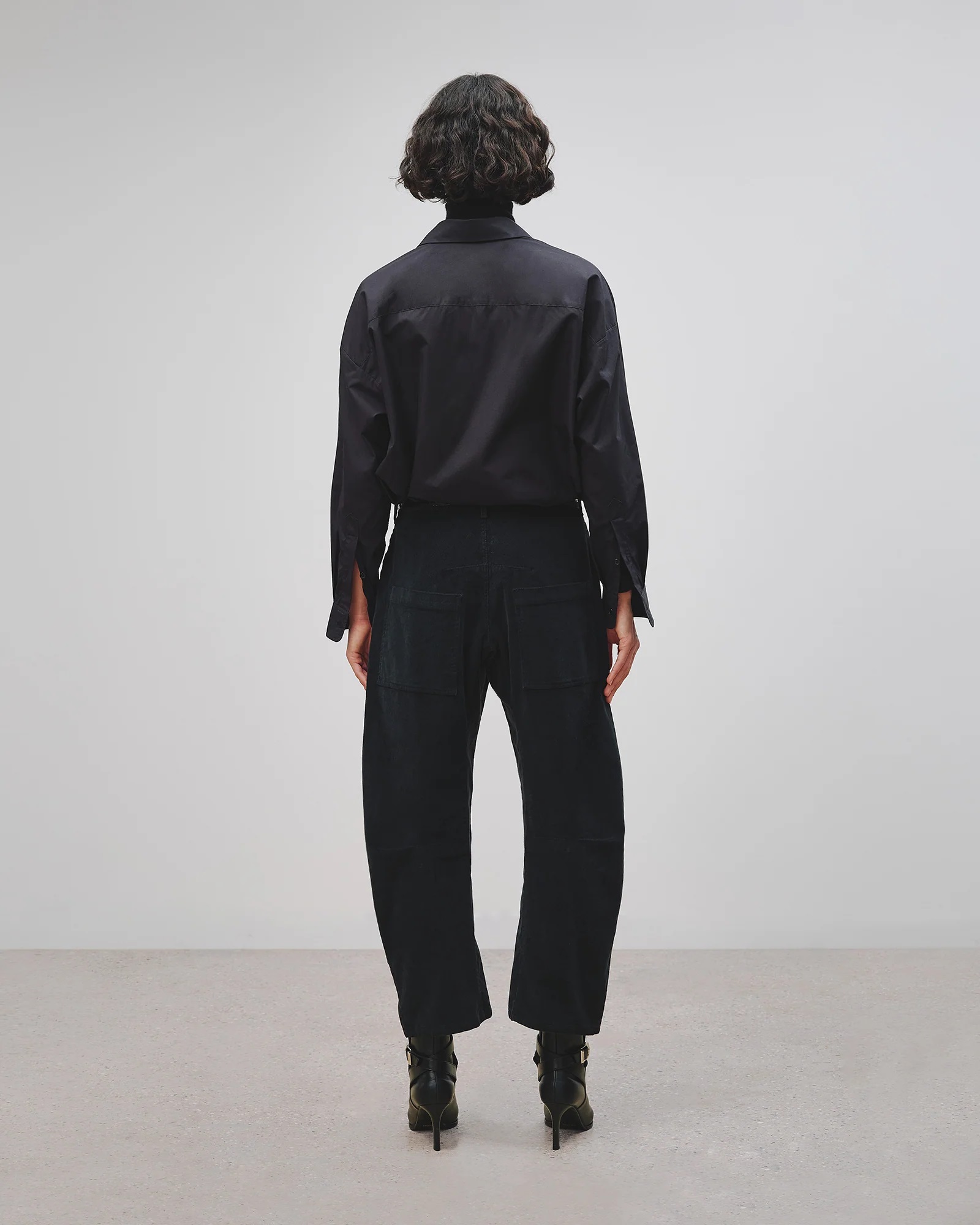 NILI LOTAN Corduroy Shon Pant in Black XL/8