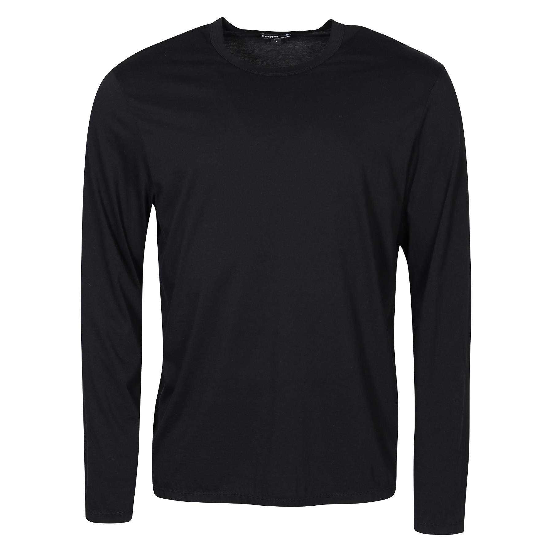 James Perse Elevated Lotus Jersey Longsleeve in Black James Perse Elevated Lotus Jersey Longsleeve in Black