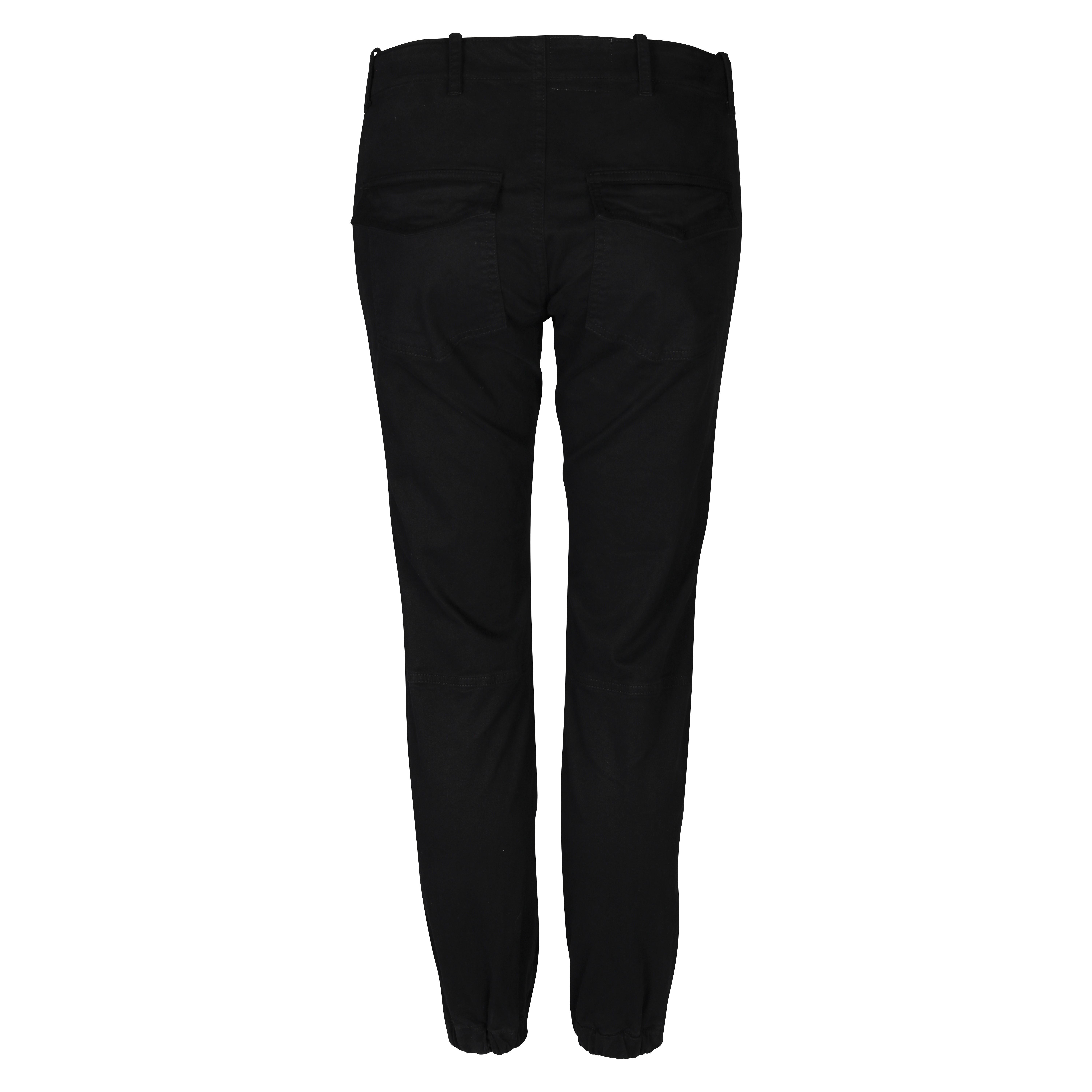 Nili Lotan Cropped Military Pant in Jet Black 8/XL