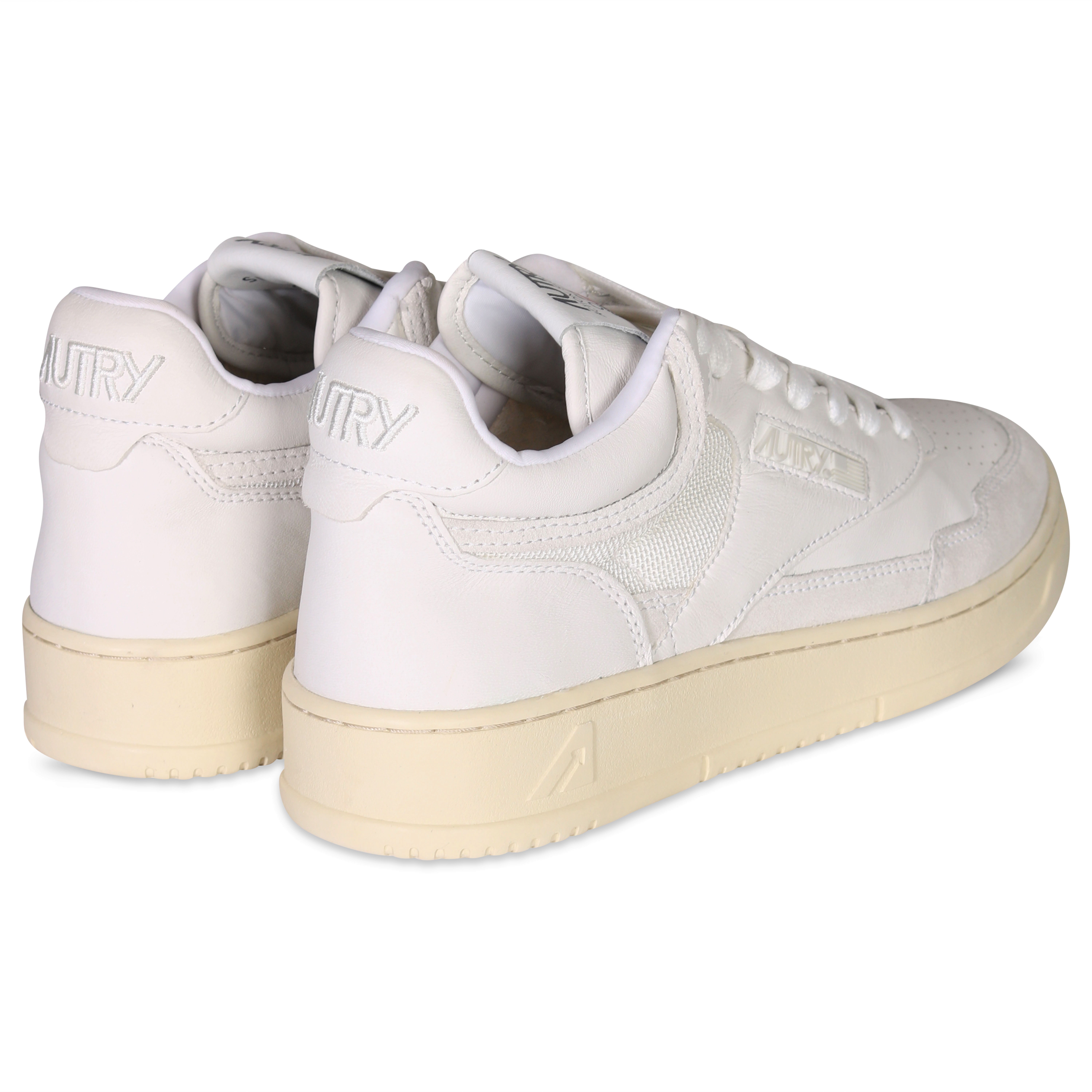 Autry Action Shoes Mid Open All White