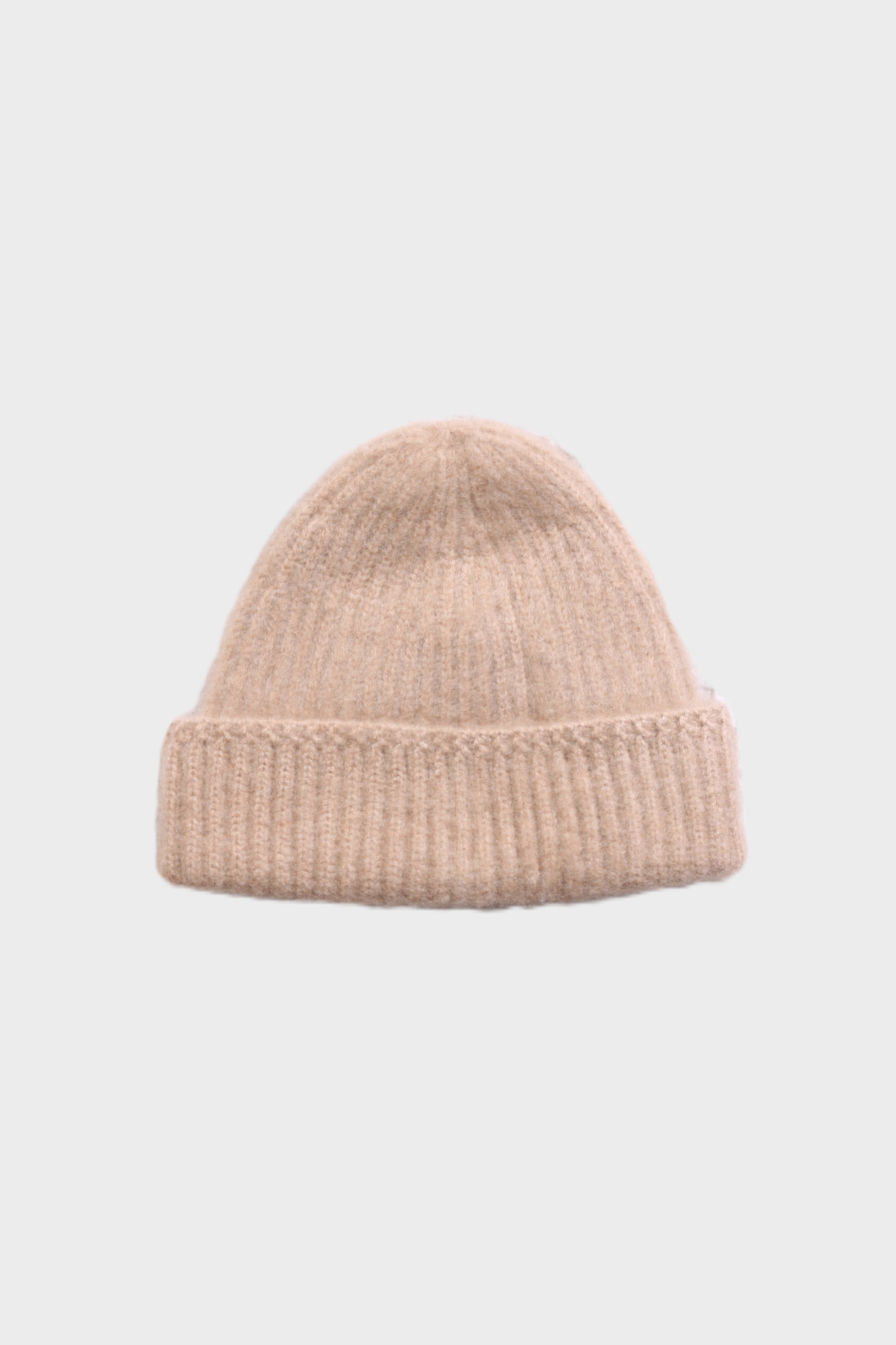 YACAIA Brushed Cashmere Beanie in Camel