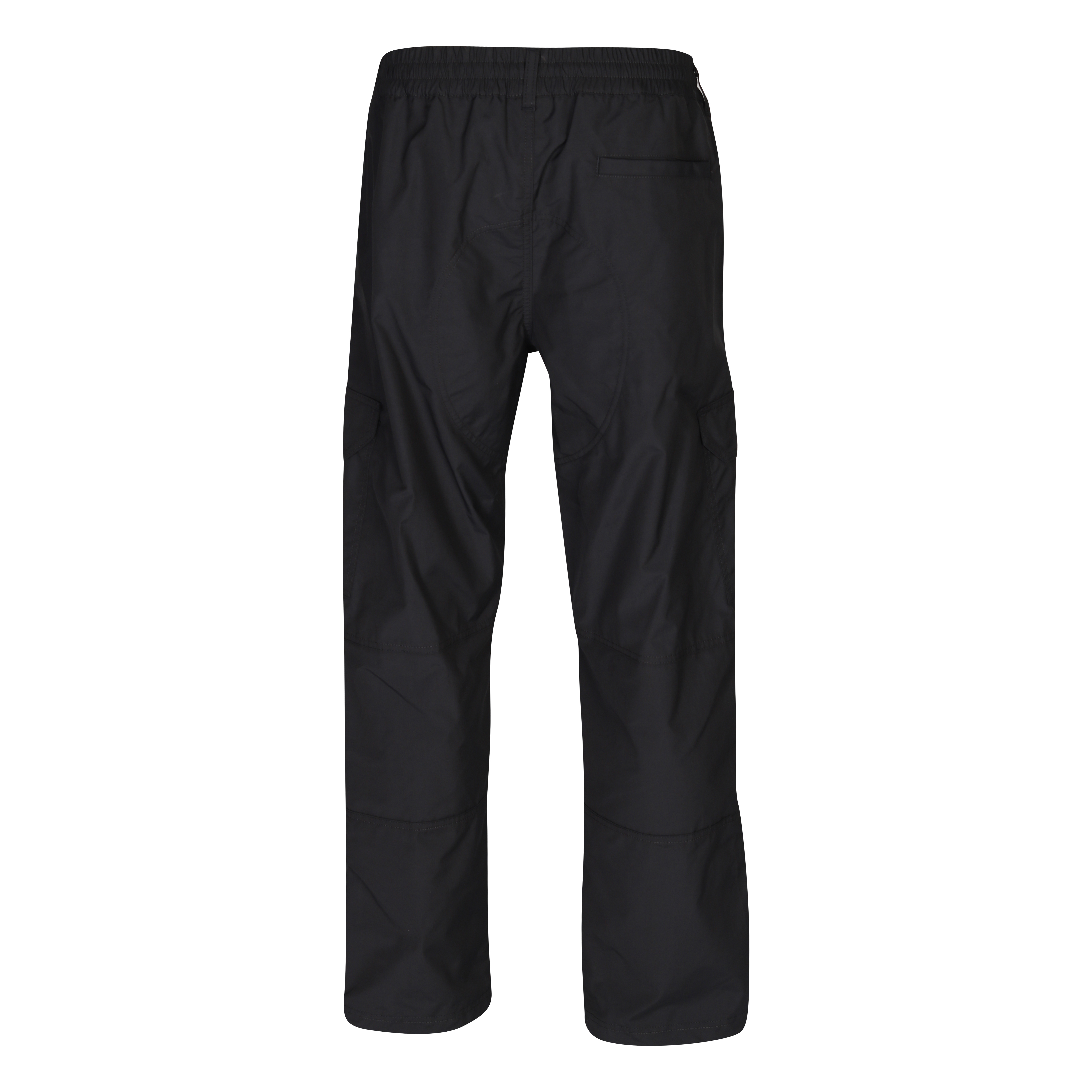 44 Label Group Think Solid Cargo Trousers in Black 46